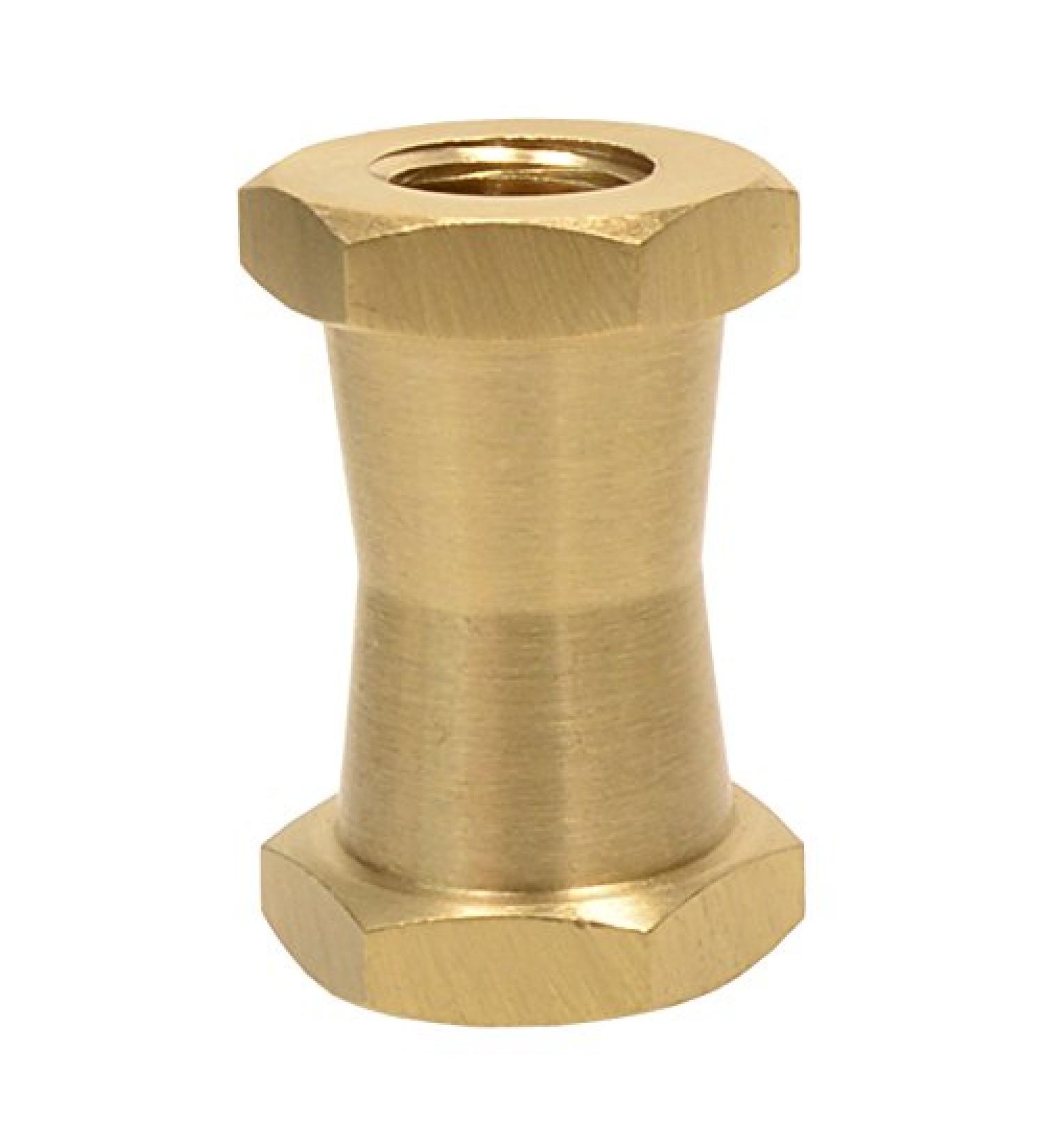 Brass Spigot Short Double Female Stud for Super Clamps | 1/4-20 & 3/8 Threads - Buy Online on GoSupps.com