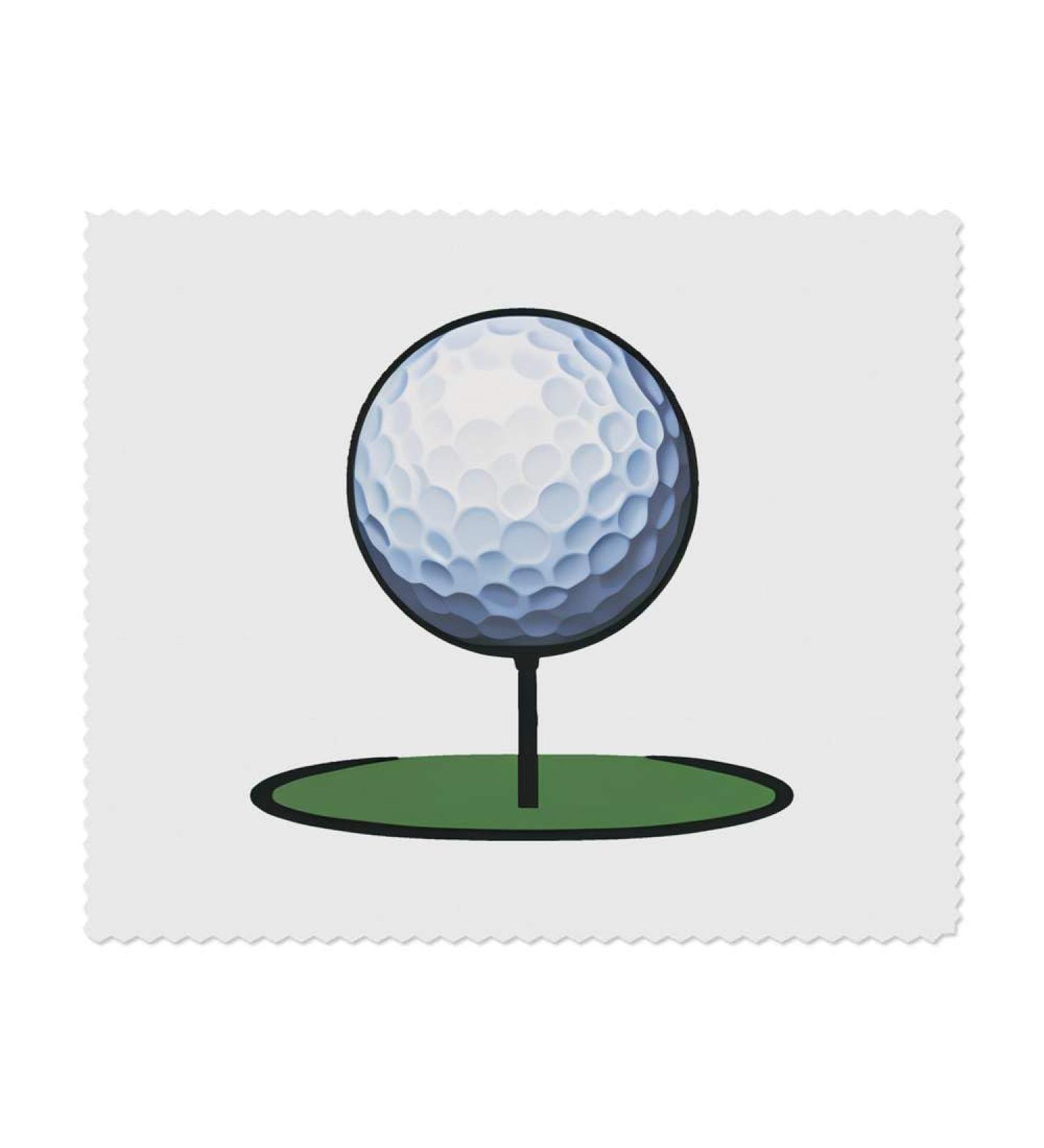 Buy 2 x Microfiber Cleaning Cloths for Glasses - Golfball Design | International Shipping Available - Buy Online on GoSupps.com