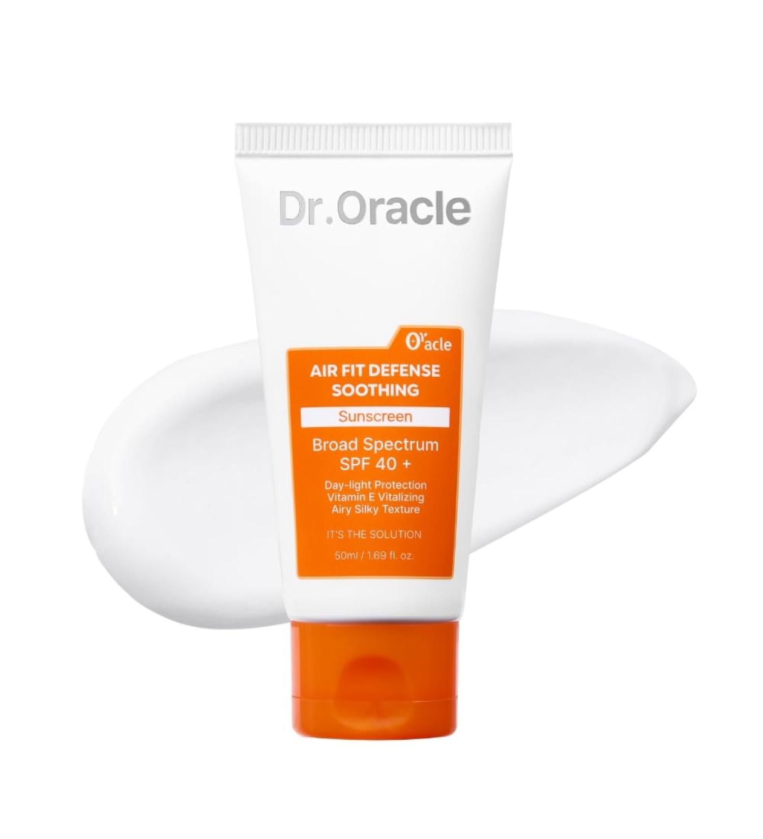 Air Fit Defense Soothing Sunscreen- SPF 40+ Outdoor Essential No White Cast Non-Greasy Niacinamide Vitamin E Sun Block For face Korean Skin Care Lightweight Hydrating 1.69 fl. oz - Buy Online on GoSupps.com