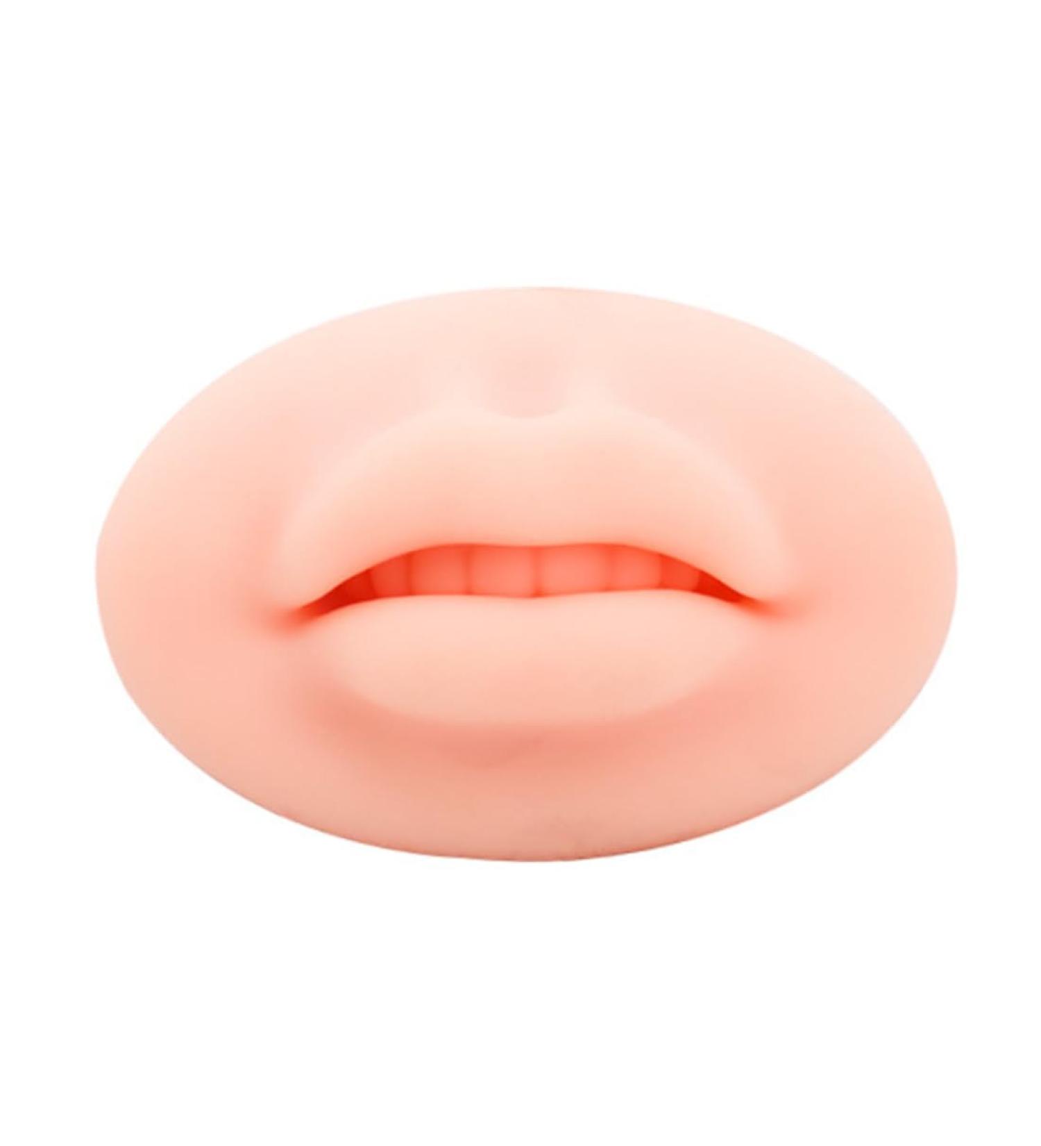 3D Lip Practice Skin - Silicone Lip Model for Makeup Training | Fake Piercing Lip for Perfect Practice - Buy Online on GoSupps.com