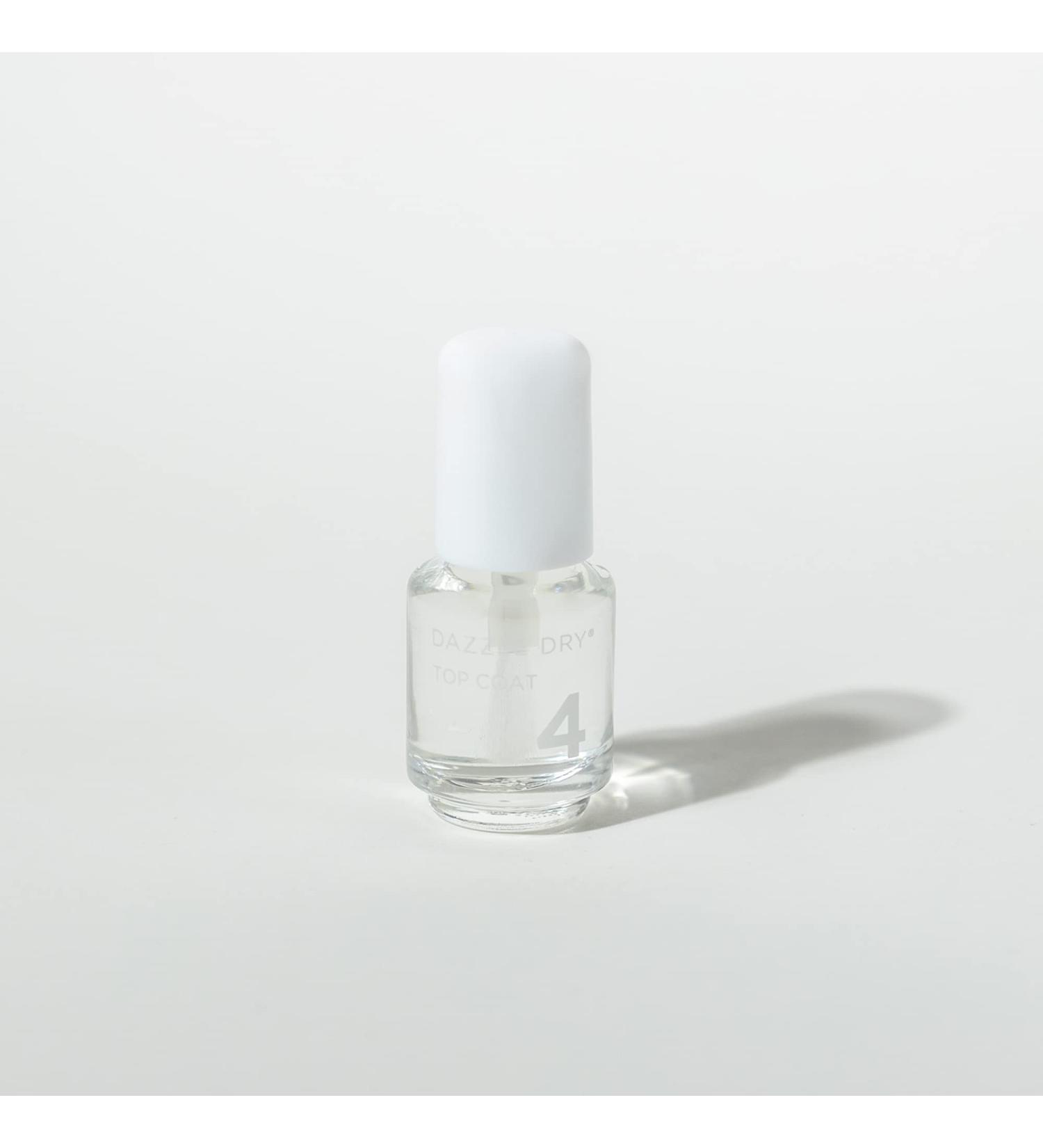 Dazzle Dry Step 4 - Top Coat Mini (0.17 Fl Oz) | Fast Drying Formula - Buy Online on GoSupps.com