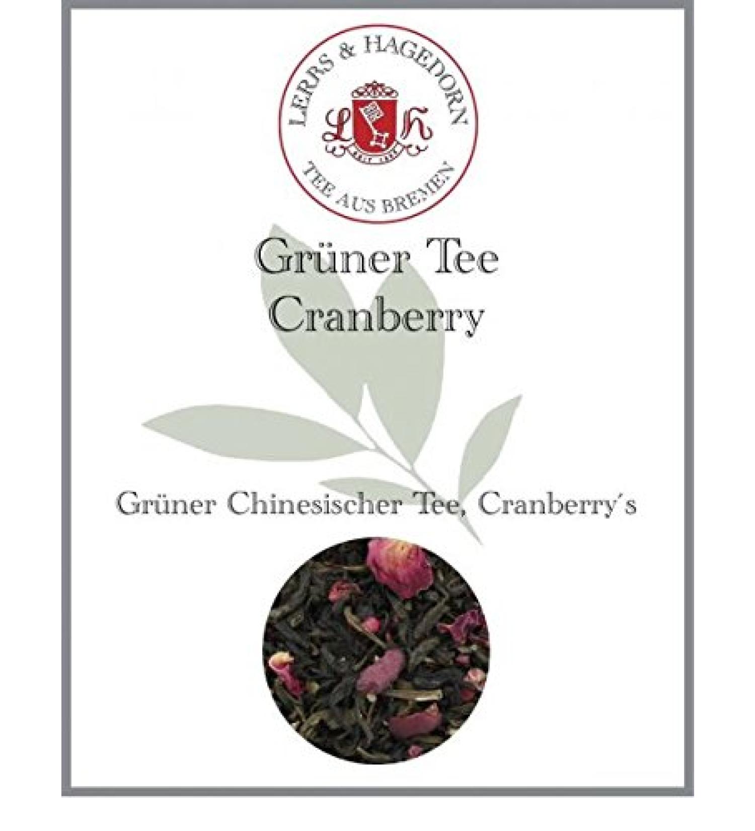  Lerbs & Hagedorn Cranberry Green Tea 1kg - Buy Online on GoSupps.com