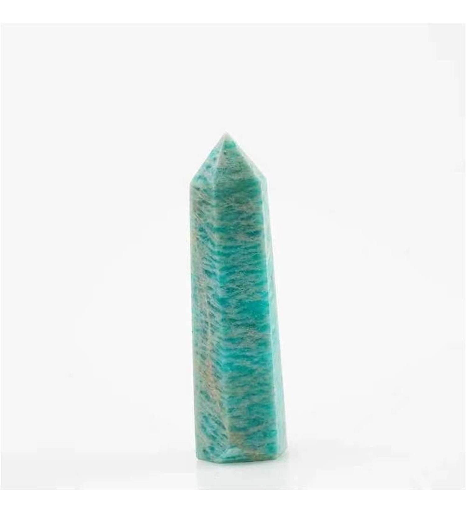 1pc 75mm-85mm Natural Polished Green Stone Point Crystal Suitable for Home Crystals Raw Stones and Minerals - Buy Online on GoSupps.com