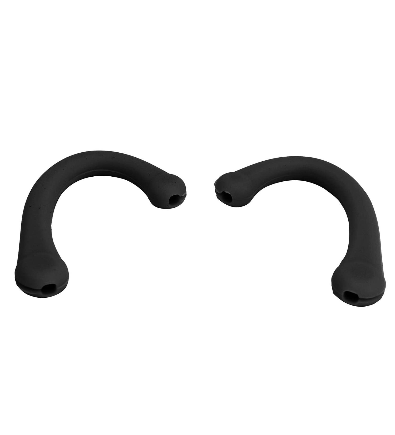 Agate 10 Pairs Soft Reusable Silicone Mask Earlocks - Ear Protection Hooks for Earache Relief (Black) - Buy Online on GoSupps.com