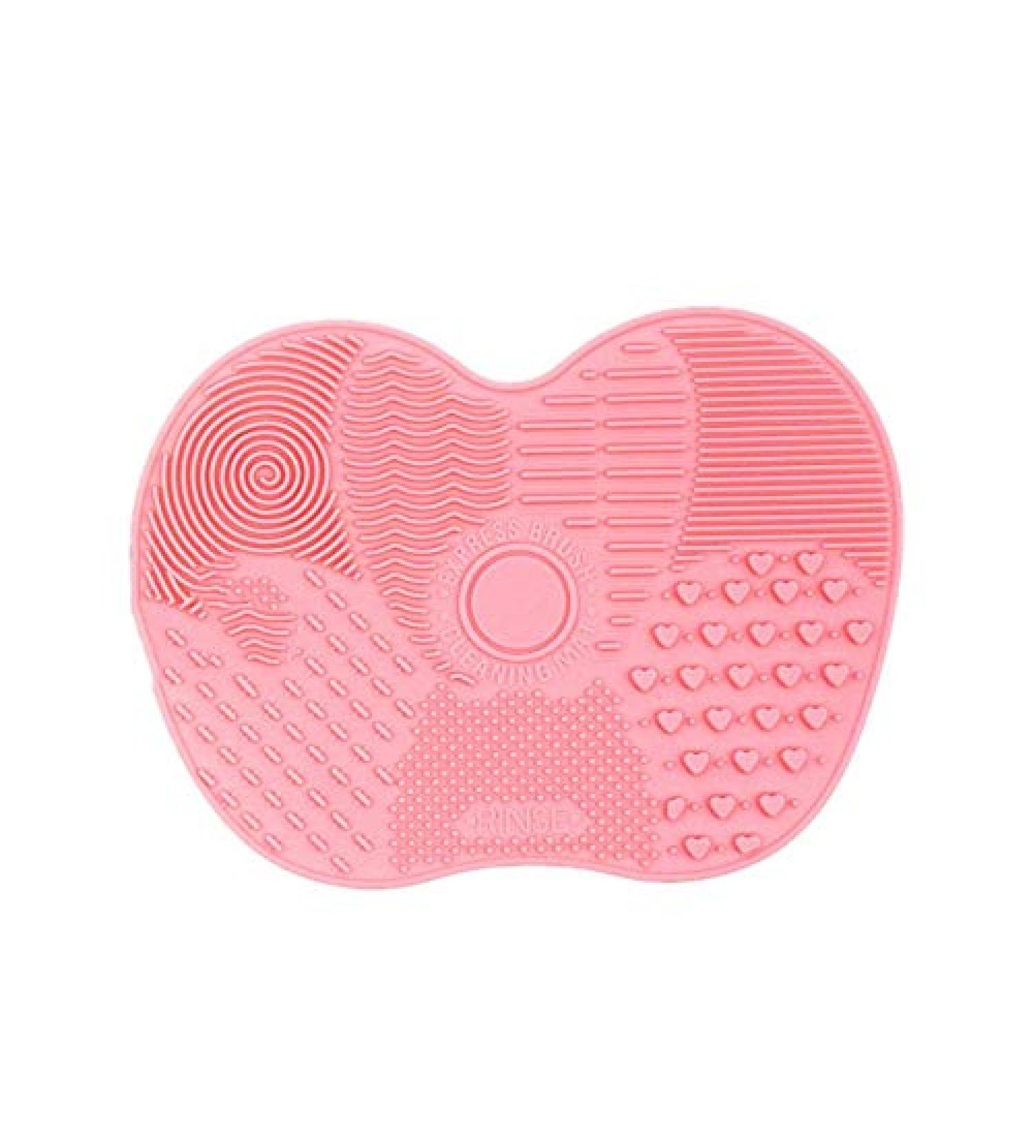 Silicone Brush Cleaner - Silicone Brush Cleaner Washing Brush Gel Cleaning Mat Foundation Makeup Brush Cleaner Pad Universal Makeup Tool - Pink - Buy Online on GoSupps.com