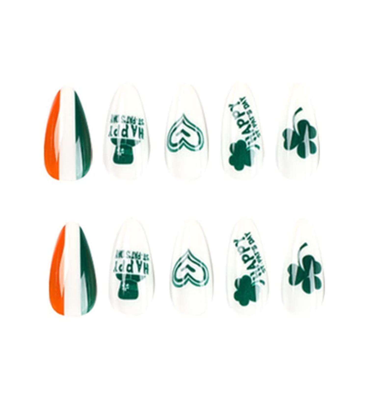 Press On Nails Fake-Nails Almond Nails-Tips Acrylic False Nails Artificial Nails - Buy Online on GoSupps.com