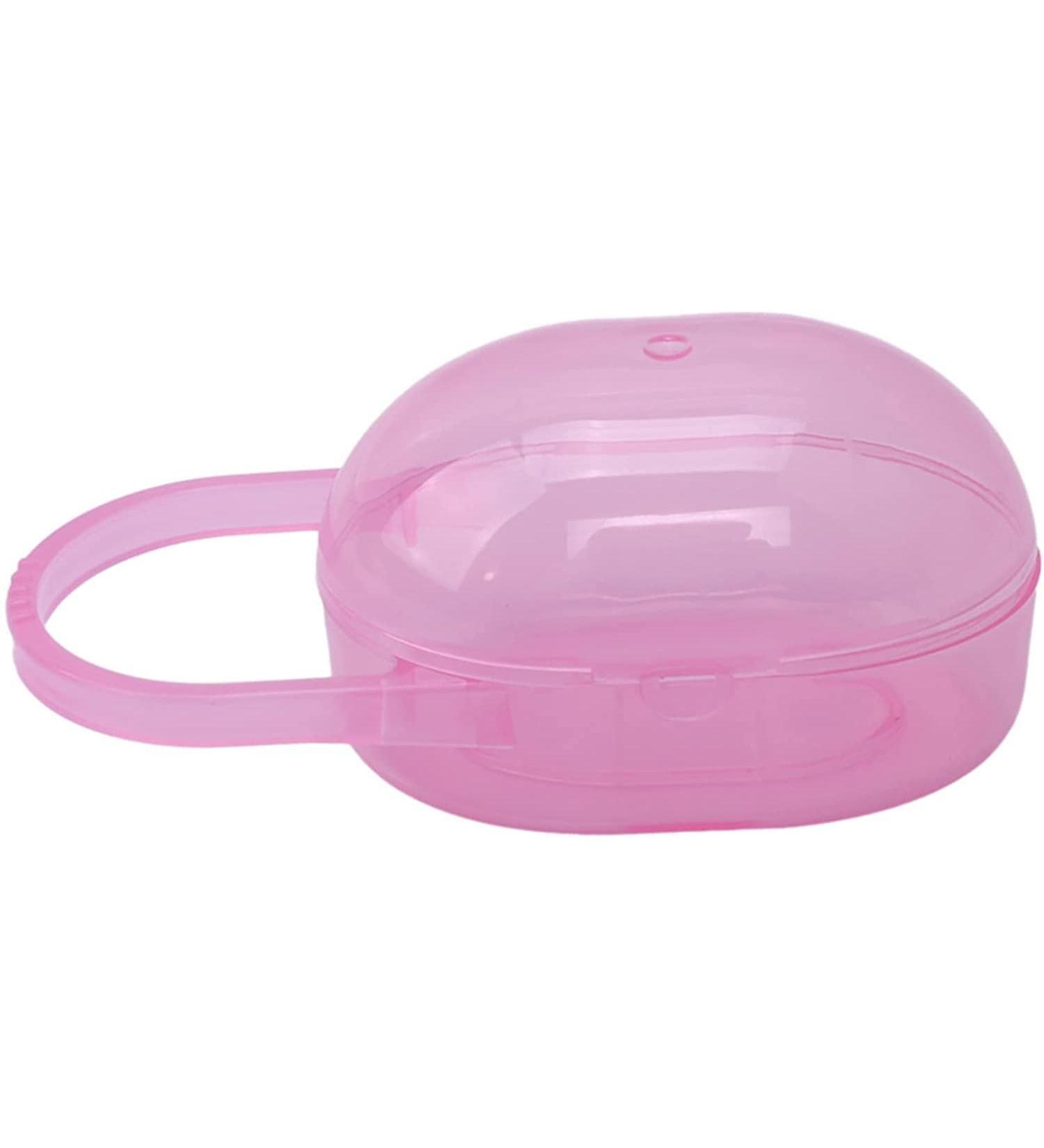 PULABO Pacifier Case Pacifier Holder Holder Case Pacifier Box Dust Box for Diaper Bag Home Travel Outdoor Activities Pink Convenient - Buy Online on GoSupps.com