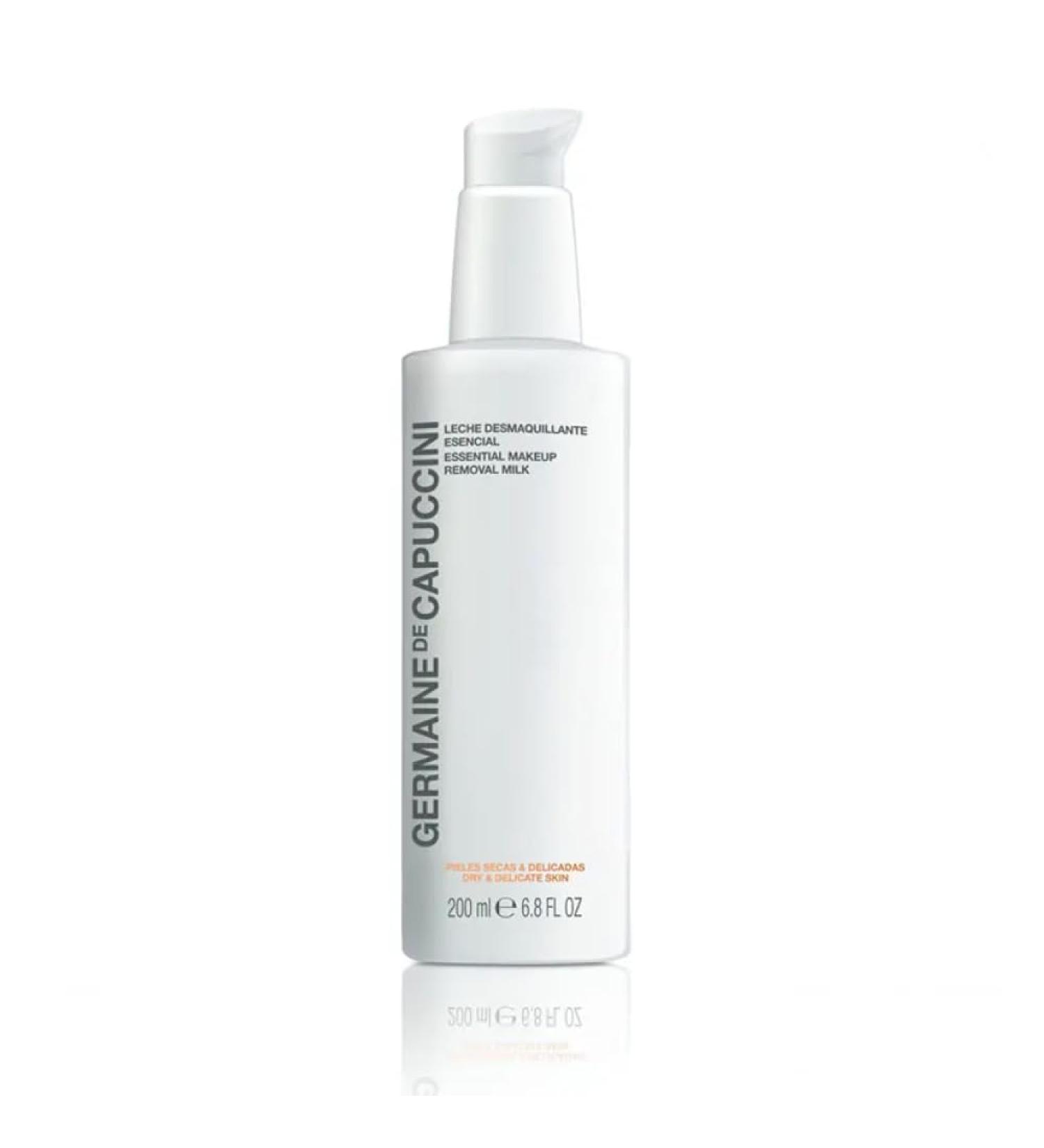 Germaine de Capuccini Essential Makeup Removal Milk - 6.8 FL OZ | Gentle Cleanser for Sensitive & Normal Skin | Hydrating & Impurity-Fighting Formula - Buy Online on GoSupps.com