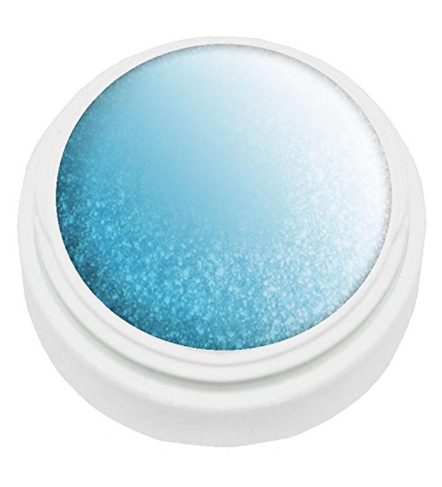 KM-Nails 5ml Thermogel turquoise/white metallic UV and LED curing made in Germany