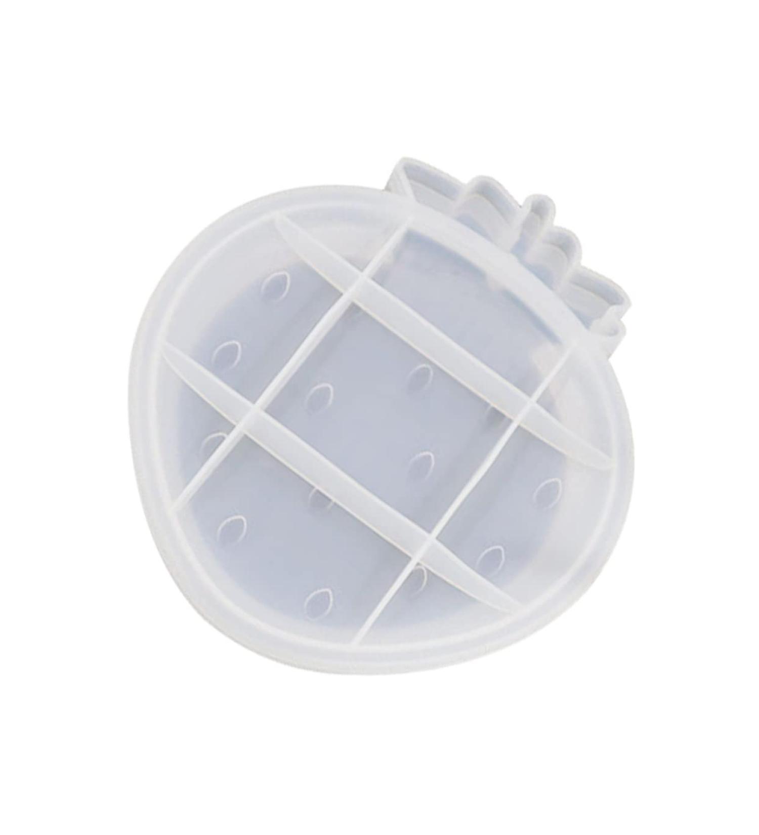 NUOBESTY 1pc Strawberry Silicone Mold Resin Molds Square Tray Candles Holder Handmade Mold Crystal Jewelry White 18.3X22CM - Buy Online on GoSupps.com
