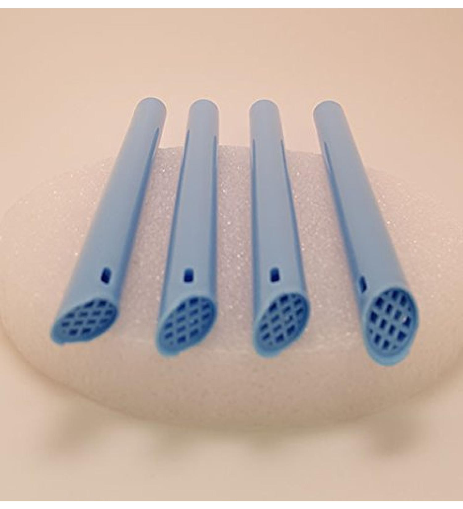 SCREEN-VENT ORAL EVACUATOR Blue (100Pcs/Bag) 6 Vented