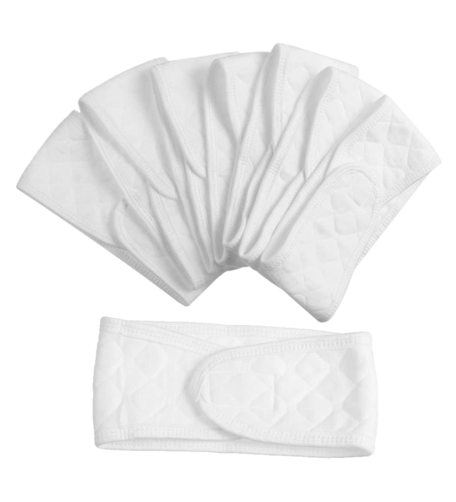 Healifty Baby Belly Band 8pcs | Cotton Infant Umbilical Cord Protector | Newborn Navel Belt & Toddler Wrap | Adjustable Abdominal Binder (White) - Buy Online on GoSupps.com