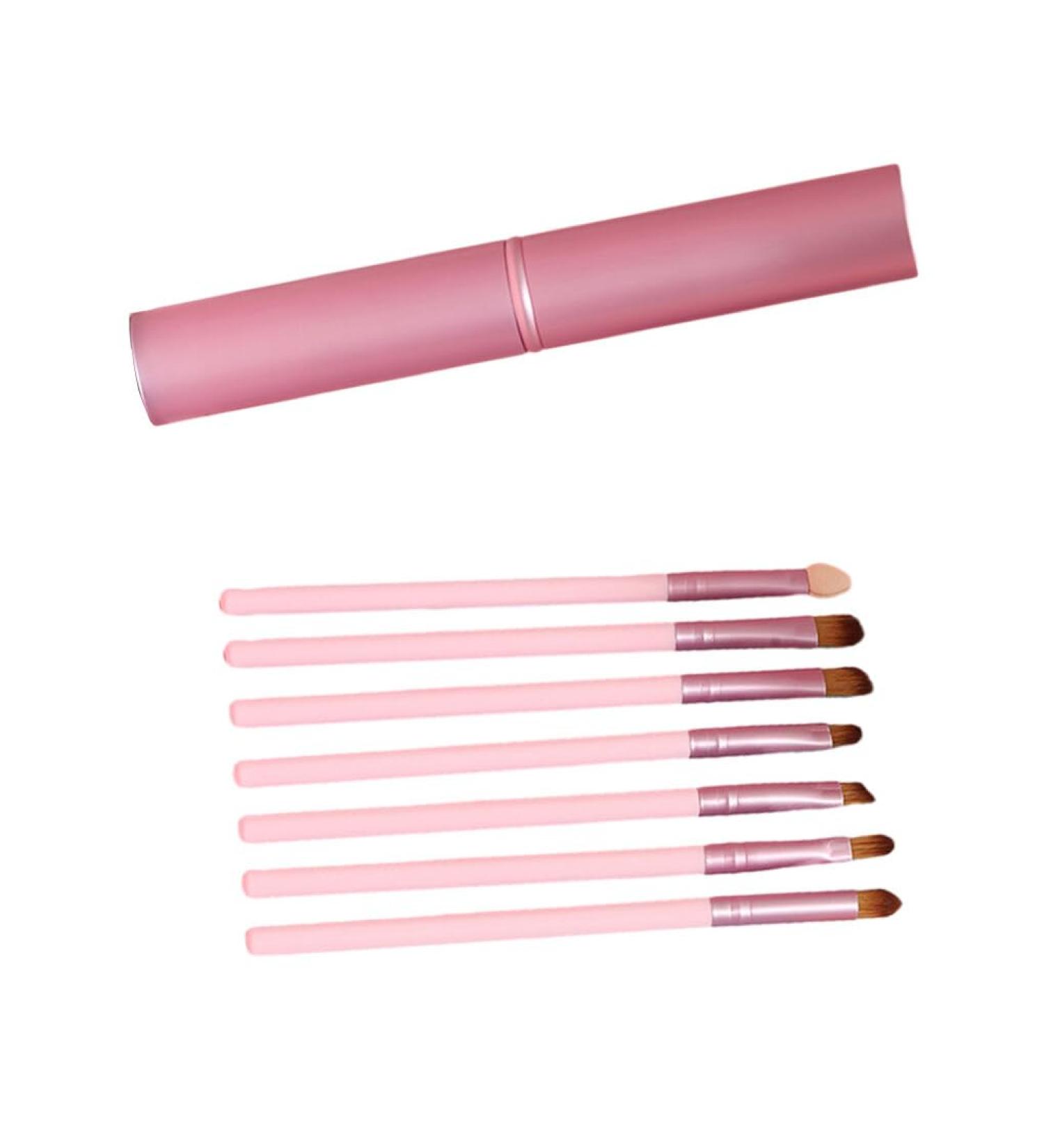 rongweiwang 7 Pieces/Set Woman Girl Makeup Brush Powder Foundation Beauty Make Up Brushes Eyebrow Soft Tool for Professional - Buy Online on GoSupps.com