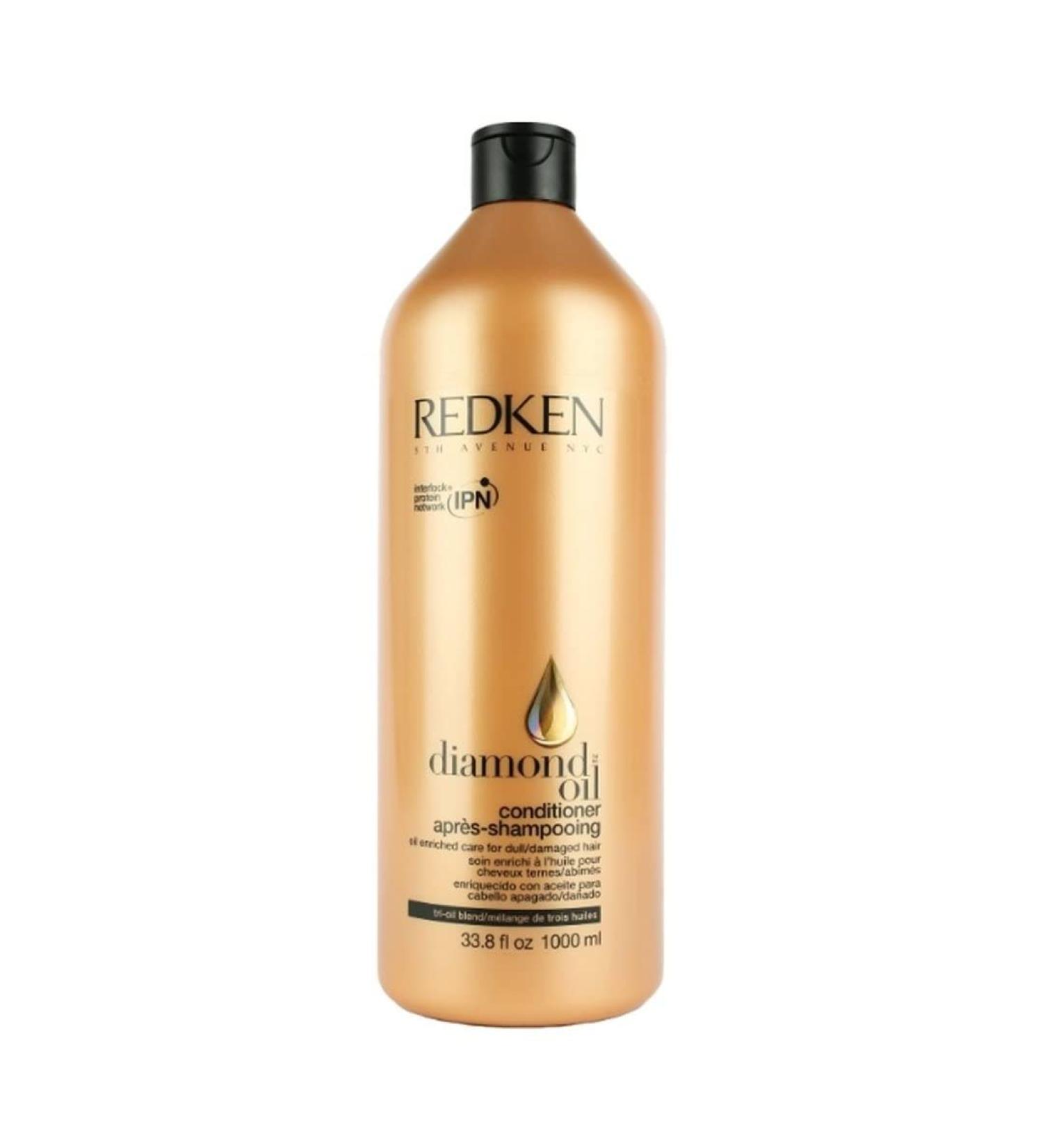 Redken Diamond Oil Conditioner 1000 ml - Premium Hair Care Nourishing Shine - Buy Internationally - Buy Online on GoSupps.com