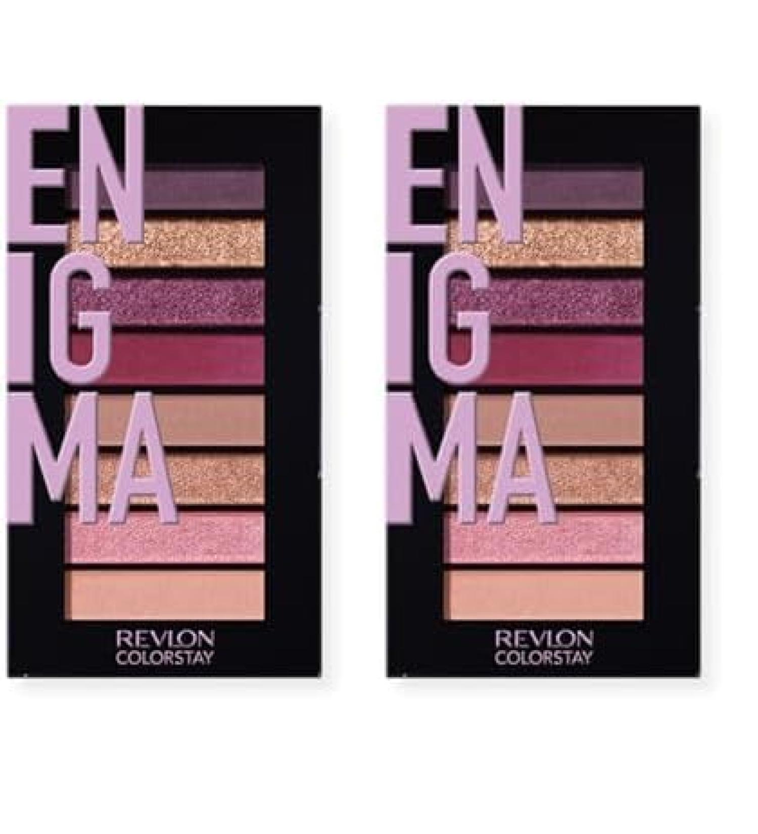 REVLON ColorStay Eyeshadow Palette - Dual Pack Highly Pigmented Matte & Metallic Finishes 920 Enigma - International Shipping Available - Buy Online on GoSupps.com
