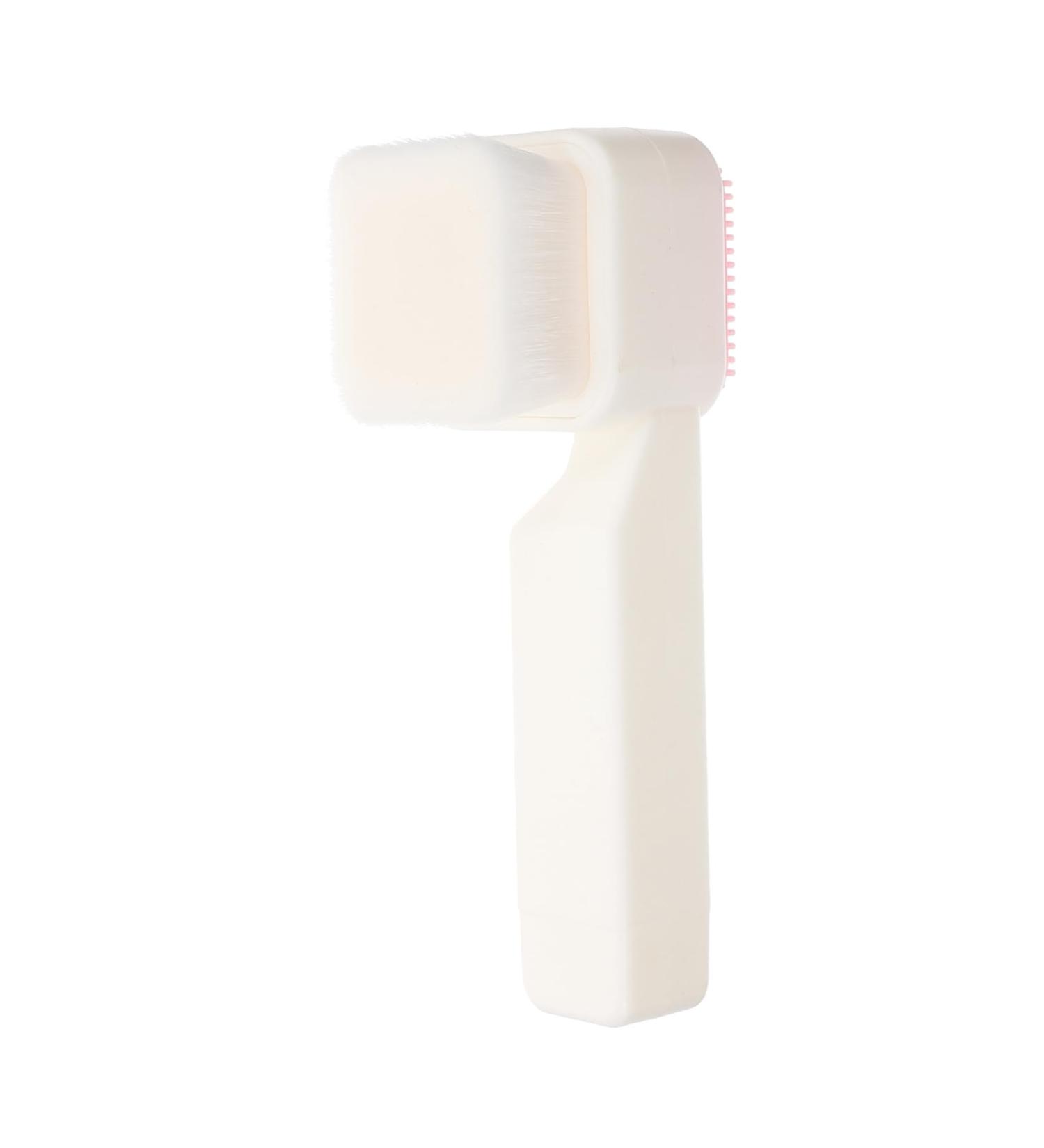 Square Facial Cleansing Brush & Exfoliator | Exfoliating Face Wash Tool for Spa-Like Home Care - Buy Online on GoSupps.com