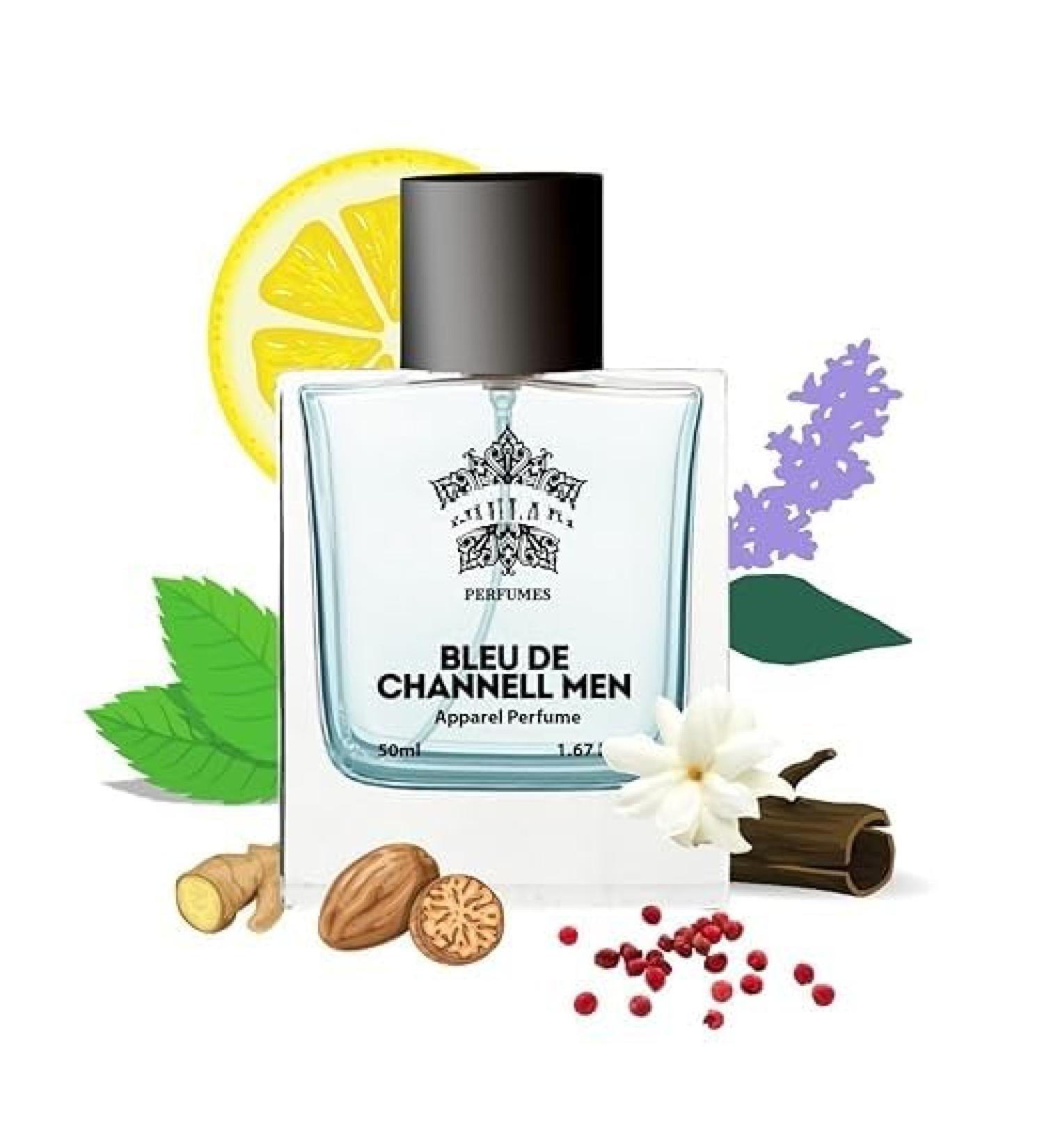 Ble'u De Channell Men Perfume For Men | Woody Aromatic Fragrances | Long Lasting Mens Perfume | Fragrance Sutaible for Any Occasion | Gift For Him (50 ML 1.7 Fl Oz) - Buy Online on GoSupps.com