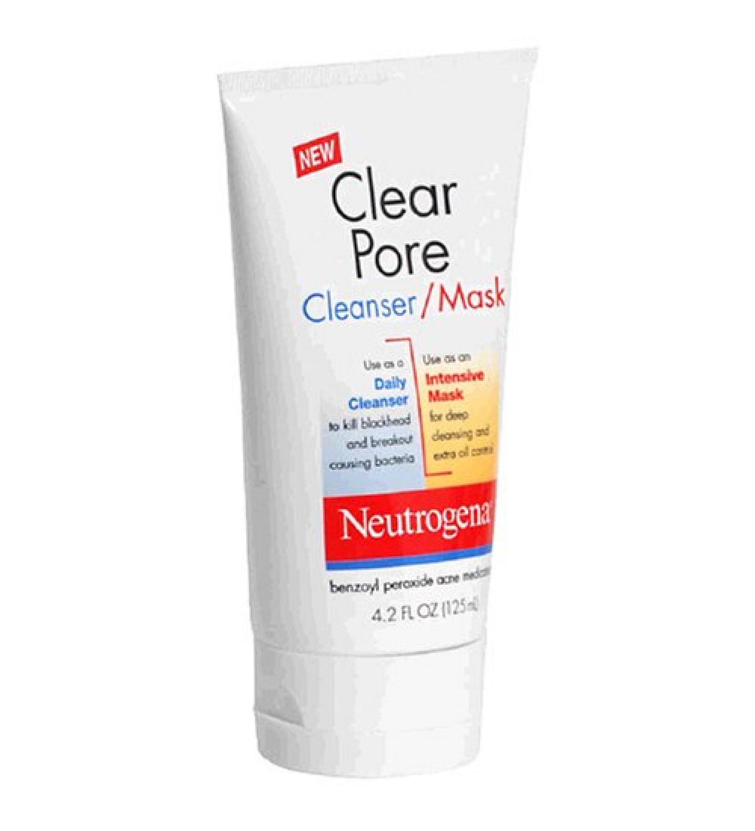 Neutrogena Clear Pore Cleanser/Mask  4.2 Fluid Ounce (125 ml)