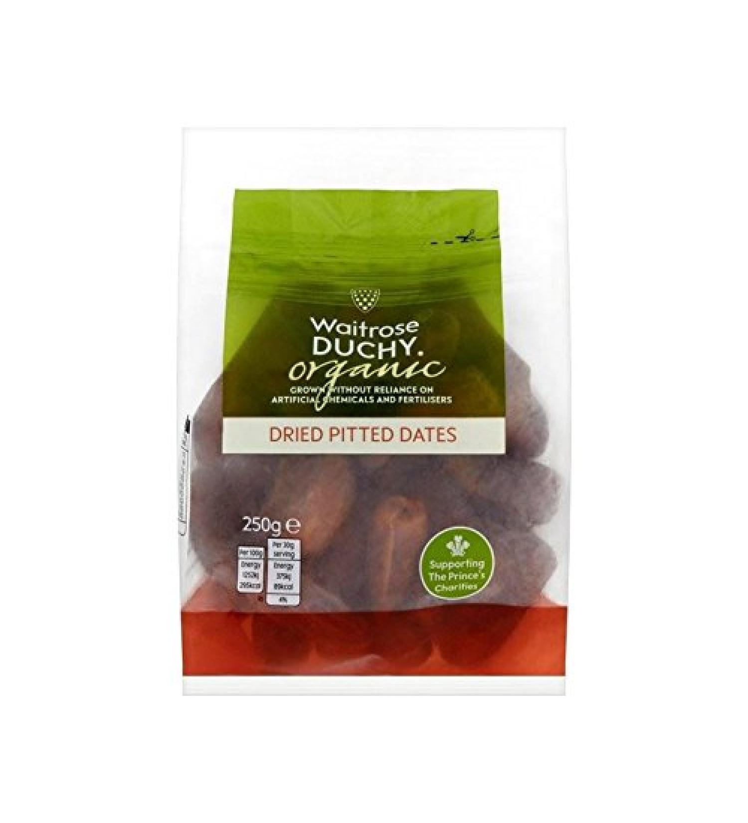 Ducado Waitrose Organic Dates 250g - Pack of 6