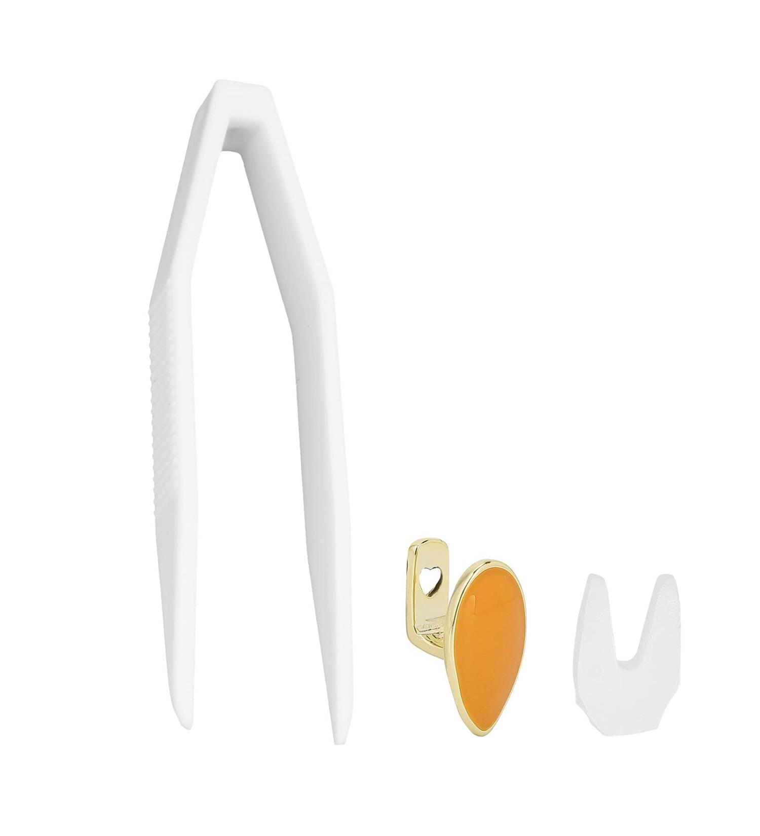 Single Tooth Cap - Removable Hiphop Tooth for Halloween & Performances | Orange - Buy Online on GoSupps.com