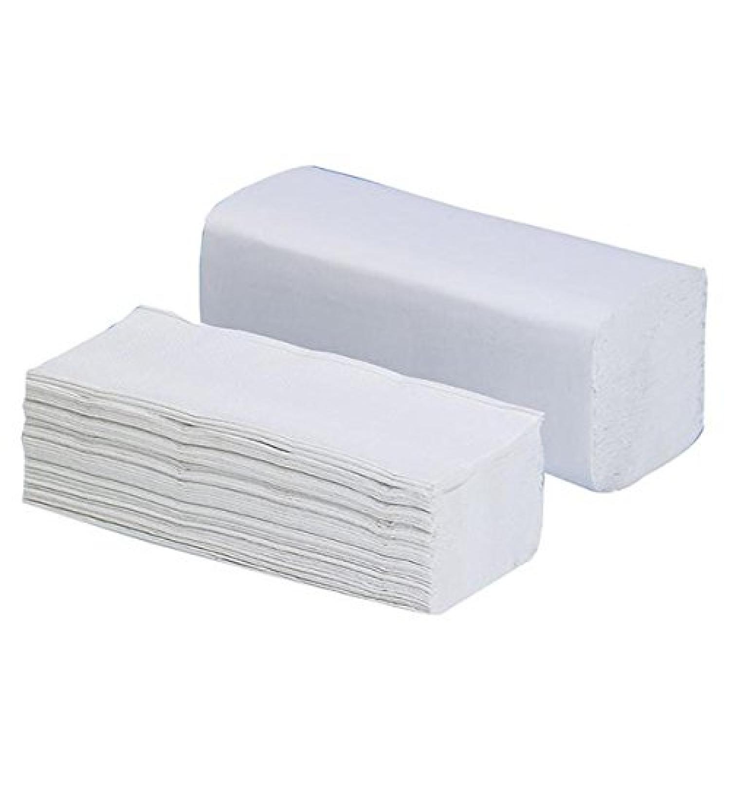5000 folded towels - paper towels - 25x23 cm - 1-ply - natural - V-fold