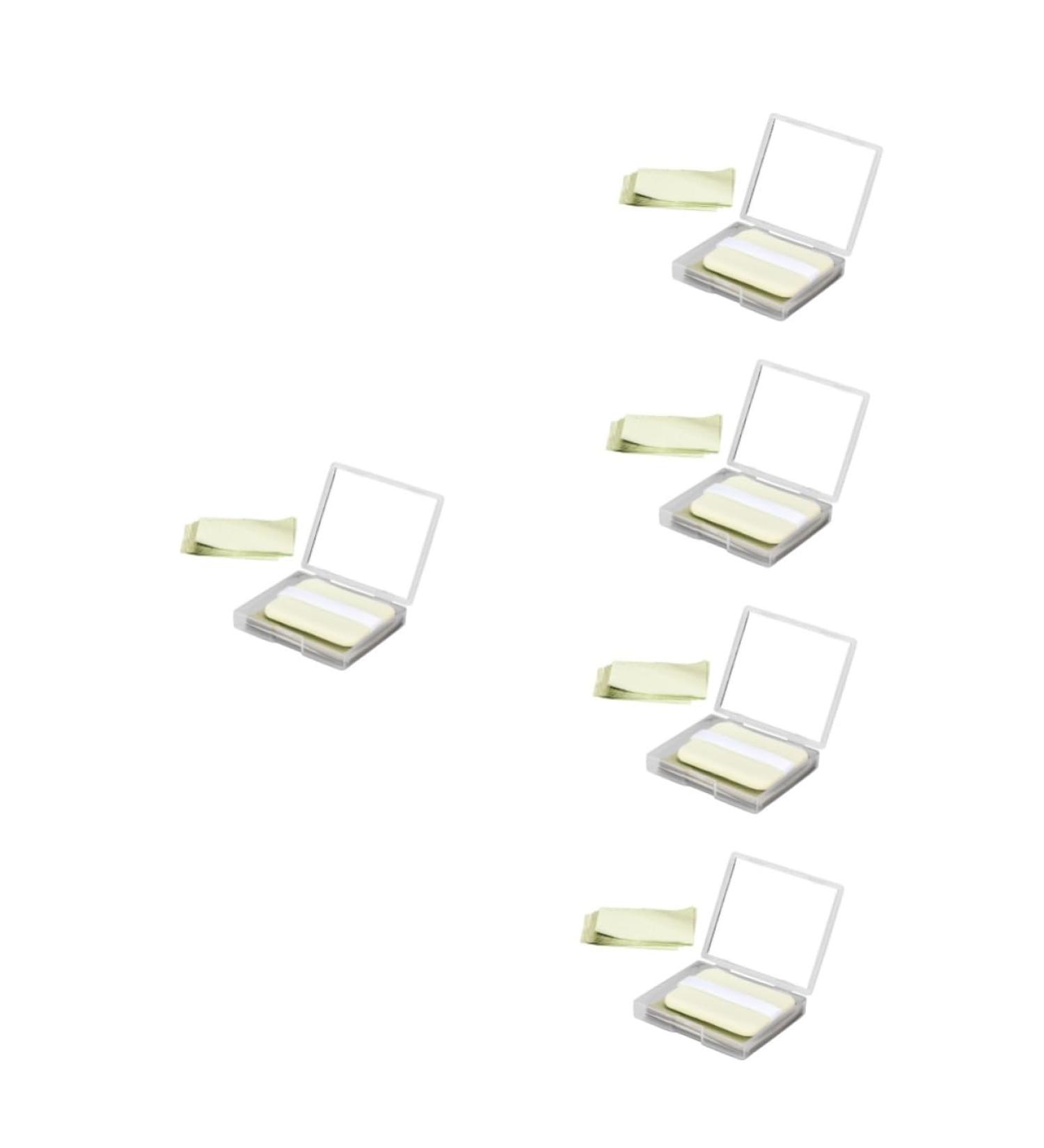 POPETPOP 5 Sets Oil Blotting Paper Oil Control Paper Oil Control Film Paper Towel Facial Tool Saline Solution for Piercings Face Paper Oil-Absorbing Film Green Tea - Buy Online on GoSupps.com