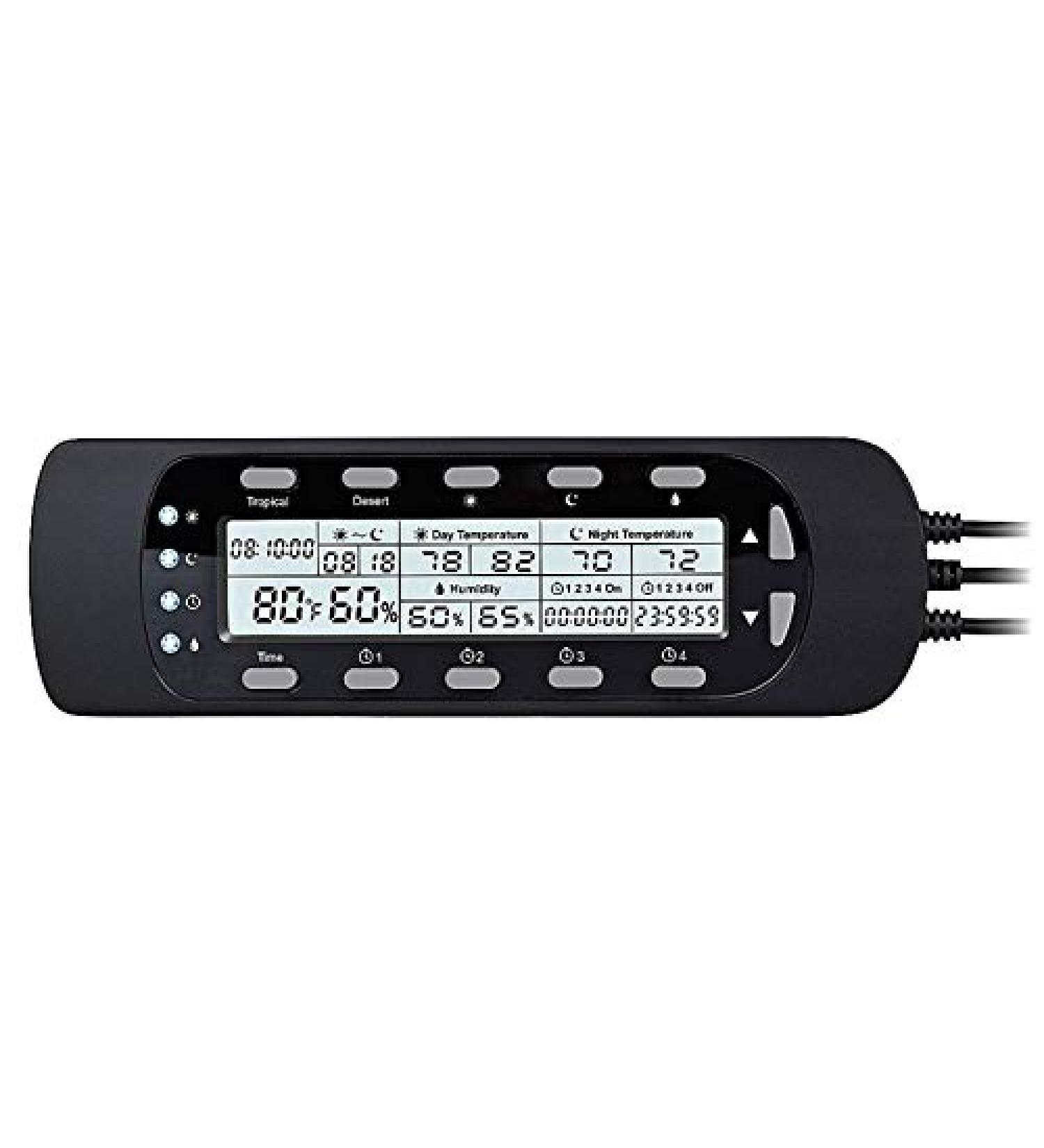 Repti-Zoo EZ Thermo-Hygro-Timer Controller - Advanced Thermo/Hygrostat with Dual Timer for Optimal Reptile Habitat - Buy Online on GoSupps.com