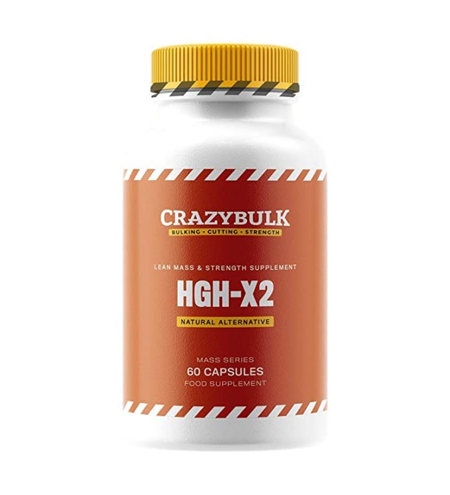 HGH-X2 Natural Lean Mass & Strength Supplement - 60 Capsules | First in India - Buy Online on GoSupps.com