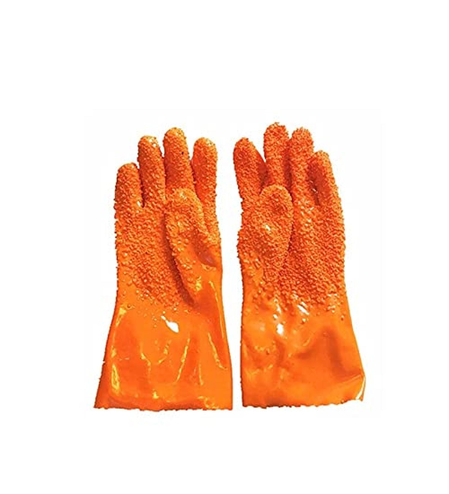 ESASAM Cleaning Gloves Peeled Potato Cleaning Glove Kitchen Vegetables Rub Fruit Skin Scraping Fish Scales Non-slip Household Glove Kitchen Accessories - Buy Online on GoSupps.com
