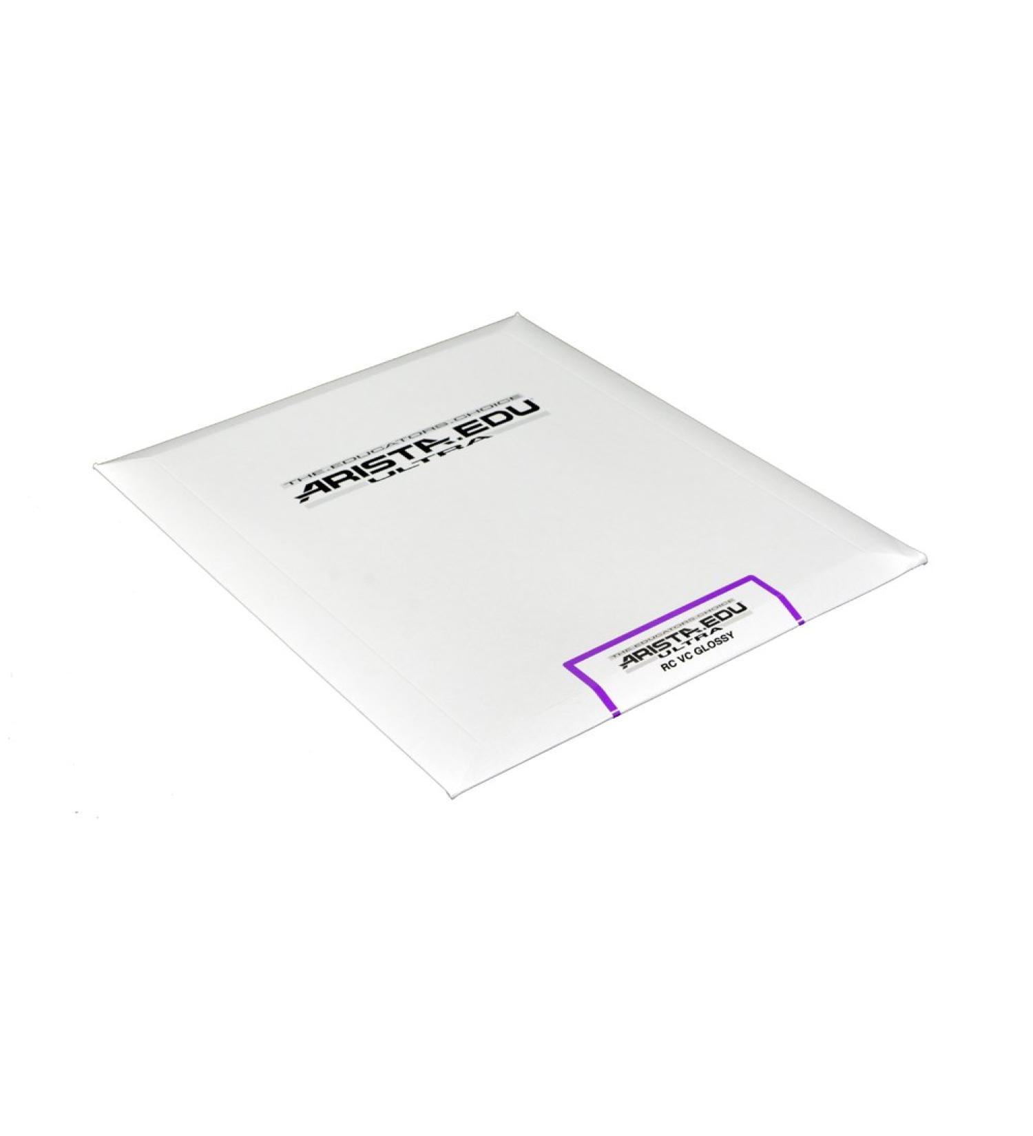 Arista EDU Ultra VC RC Black & White Photographic Paper, Glossy 8x10, 25 Sheets 8 x 10 25 Sheets