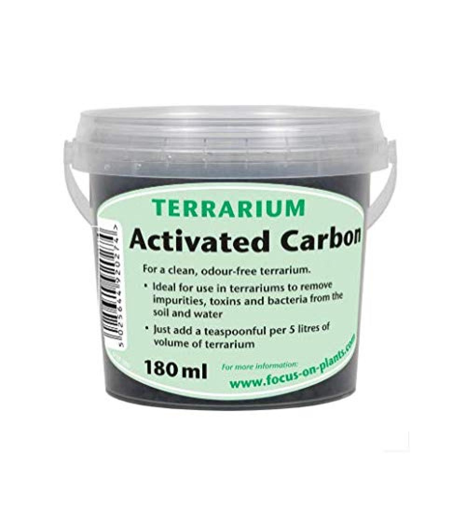 Growth Technology Ltd MDTAC180 Terrarium Activated Carbon (Charcoal) 180ML Tub