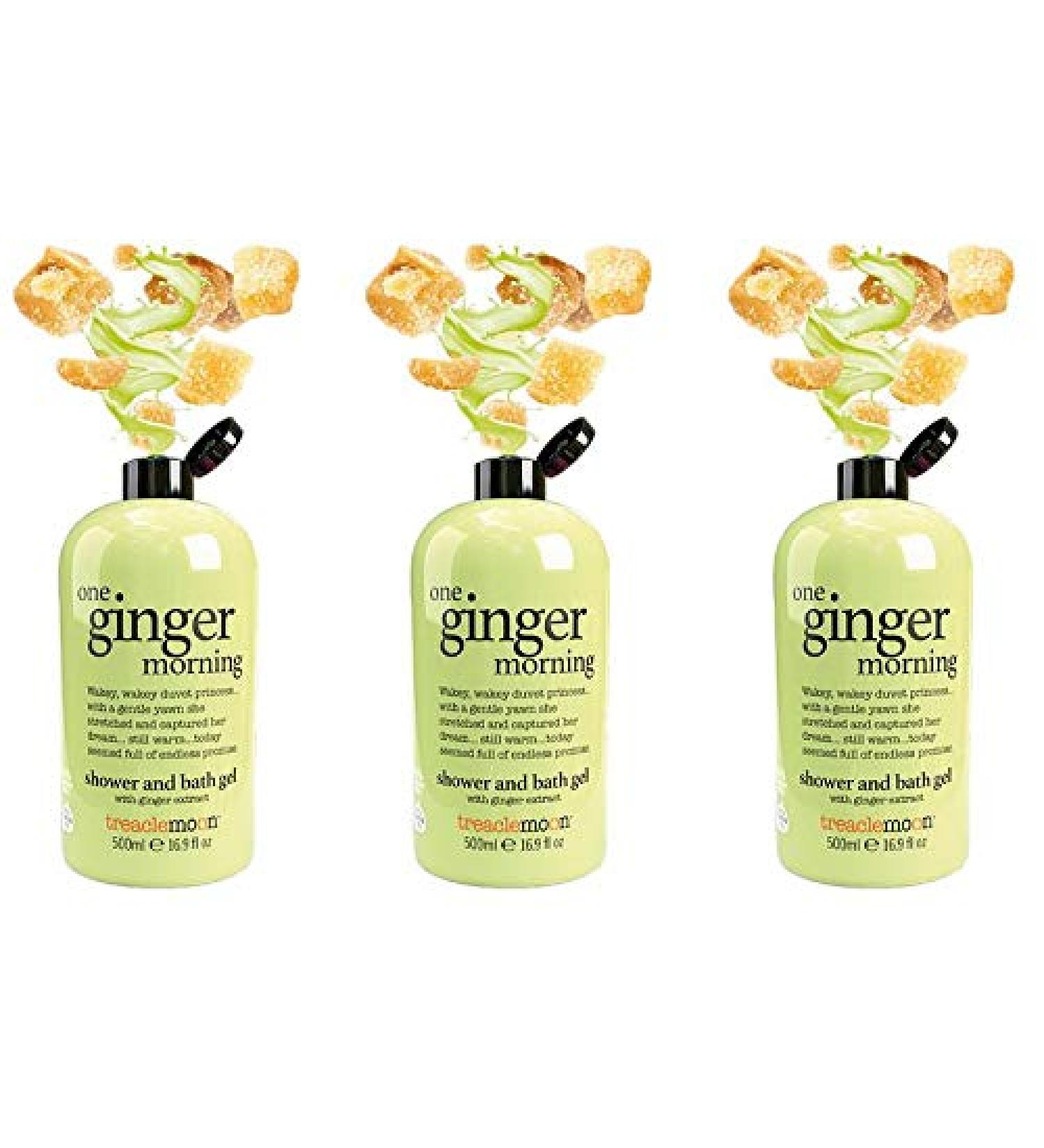 Treacle Moon One Lot de 3 gels douche et bain au gingembre 500 ml