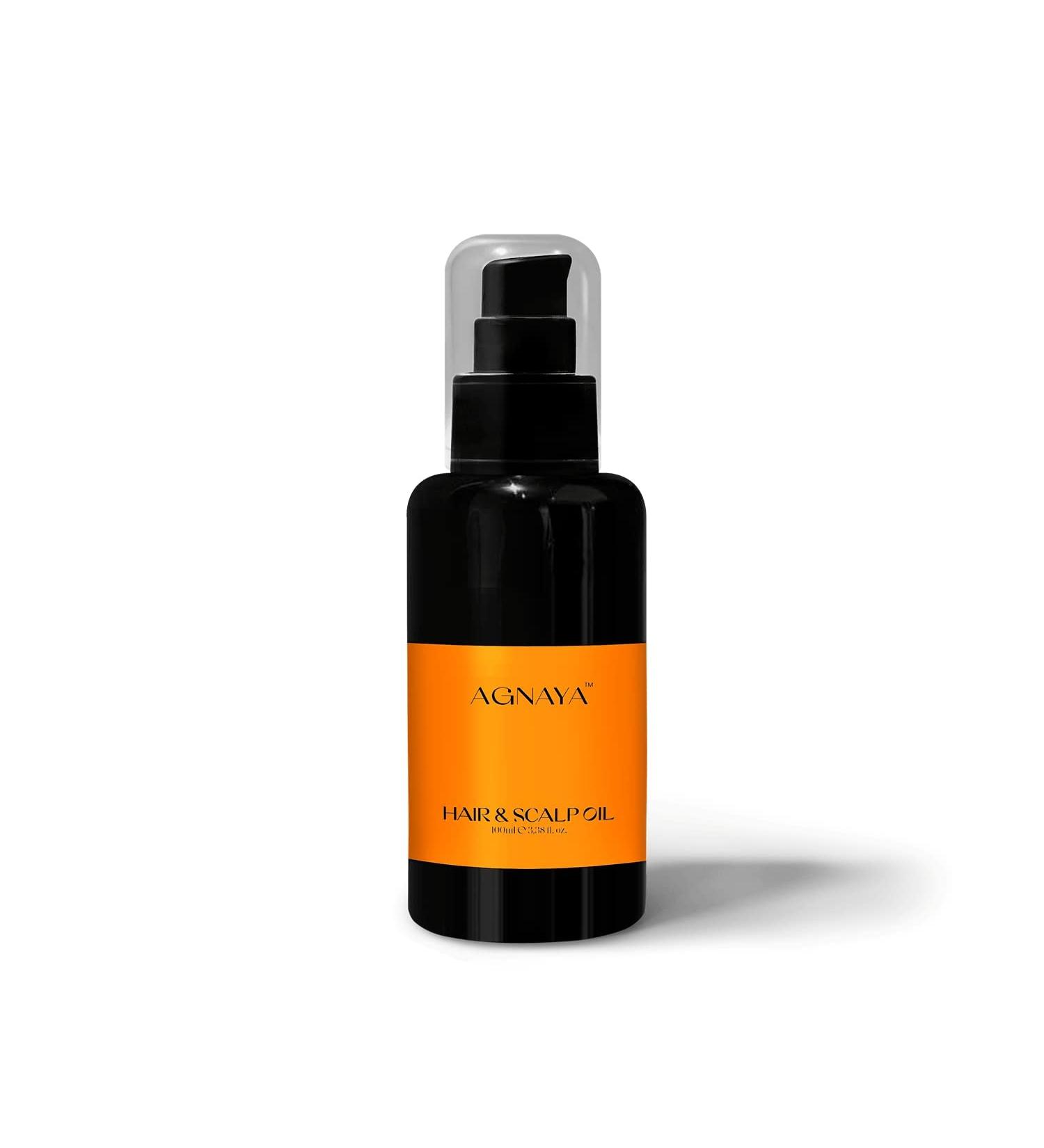 ROOT & LEAF Agnaya Bhringraj Anti Dandruff Oil - Nourishing Hair & Scalp Treatment 27 Natural Ingredients 100ml - Dry & Frizzy Hair Solution - Buy Online on GoSupps.com