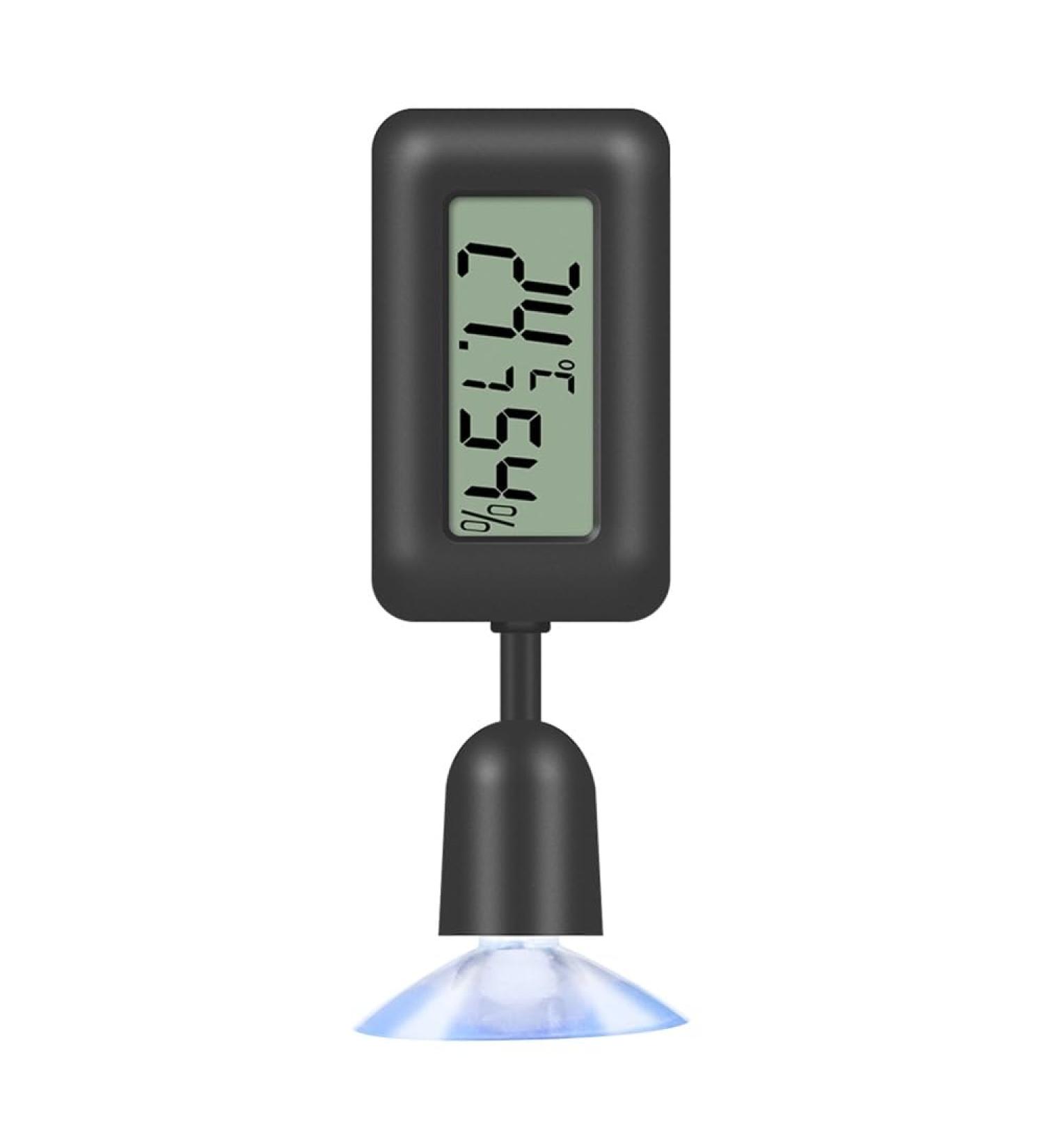 Digital Reptile Thermometer Hygrometer | 360 Rotating Aquarium Hygro-Therm for Turtles Snakes Lizards & Spiders - Buy Online on GoSupps.com