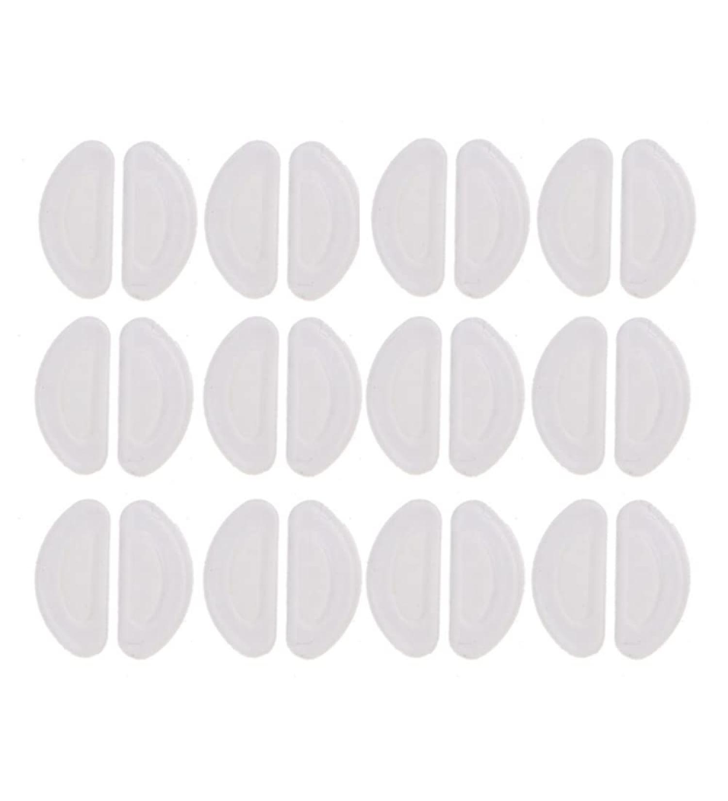 Silicone Nose Pads for Glasses - 12 Pairs Anti-Slip Adhesive Cushions for Sunglasses - Transparent Comfort & Support - Buy Online on GoSupps.com