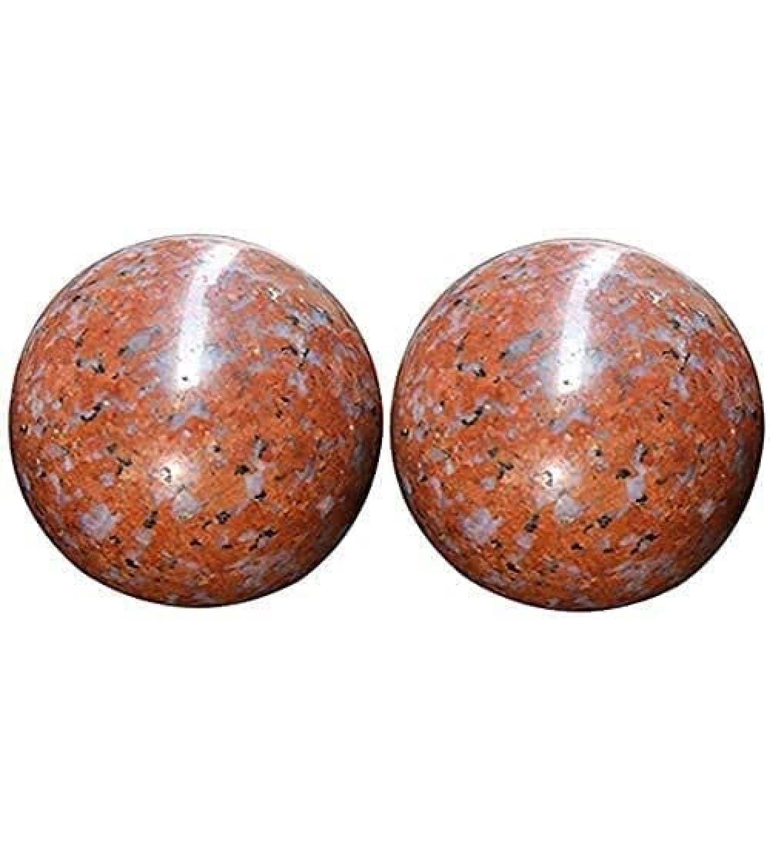 Buy Baoding Balls - 2 Piece Set for Stress Relief & Meditation - Handcrafted Massage Balls for Adults - Buy Online on GoSupps.com