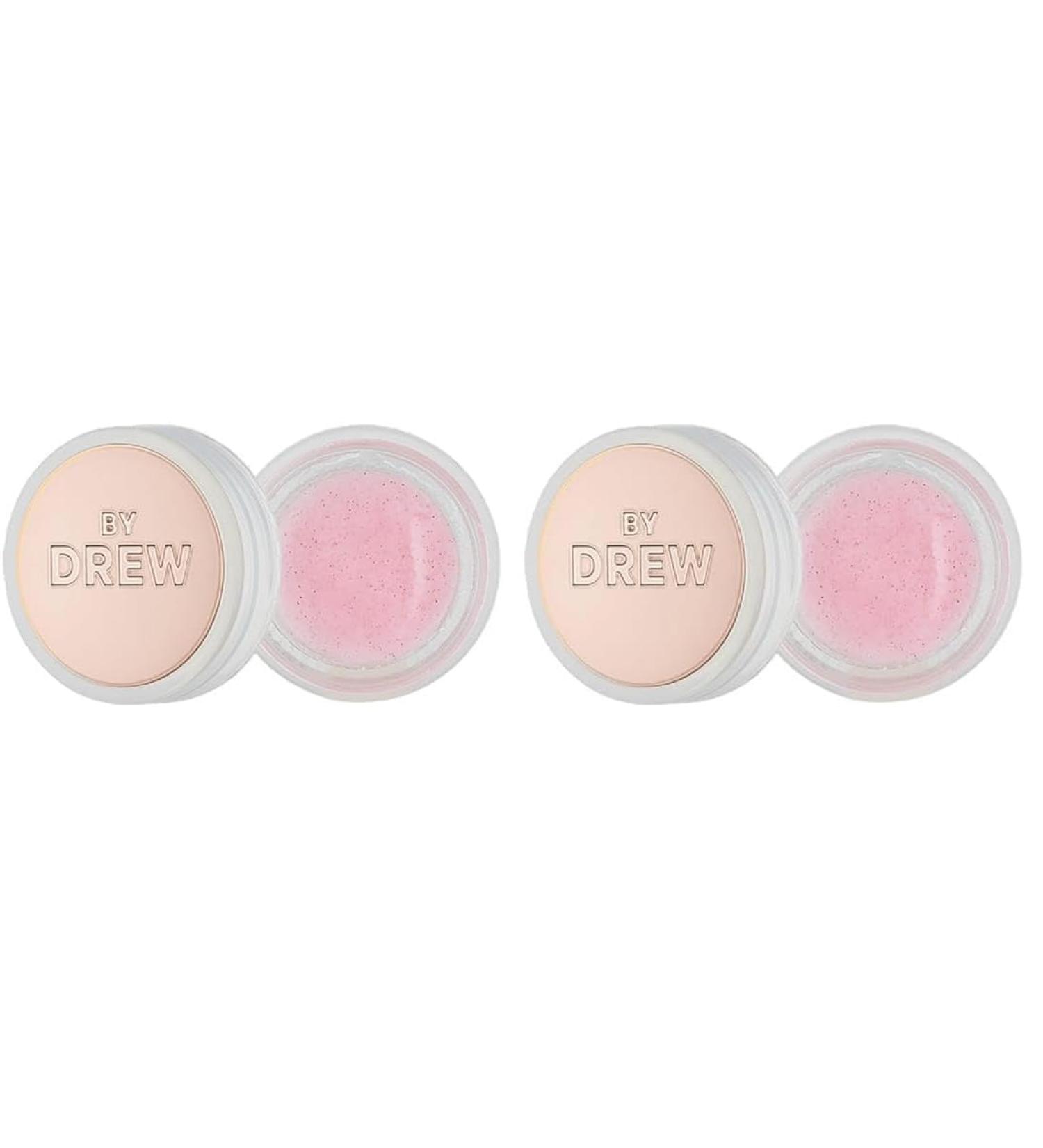 FLOWER BEAUTY By Drew Barrymore Petal Pout Lip Scrub - Exfoliate + Nourish Lips - Cocoa Butter + Coconut Oil-Infused (Pack of 2) 1 Ounce (Pack of 2) - Buy Online on GoSupps.com