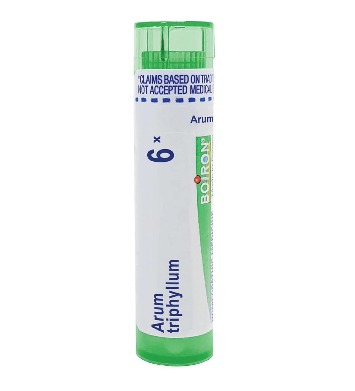 Boiron Arum Triphyllum 6X MD - 80 Pellets for Hoarseness & Broken Voice | Fast International Shipping - Buy Online on GoSupps.com