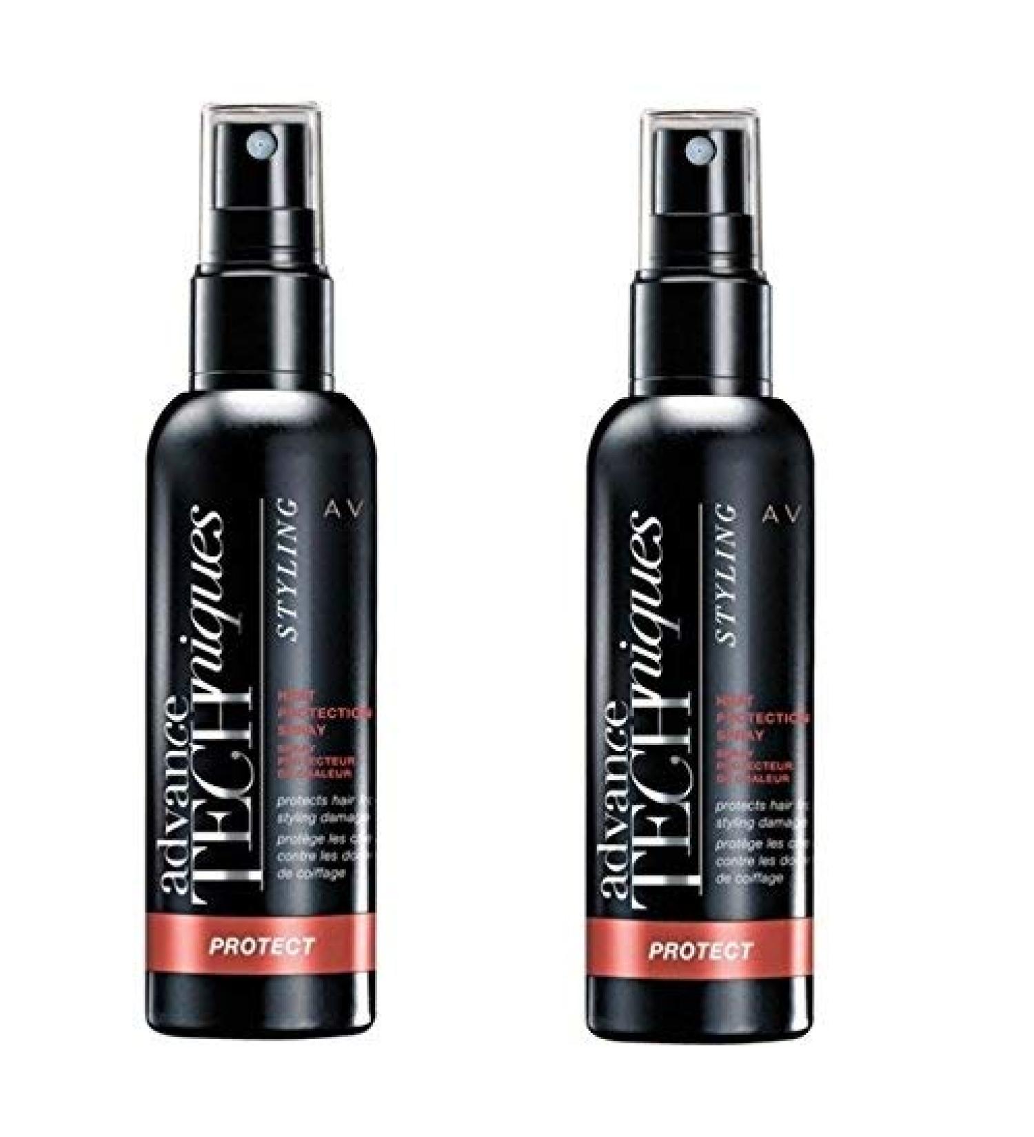 2 x Advance Techniques Heat Protection Spray Avon Contains Tri-Keratin Complex