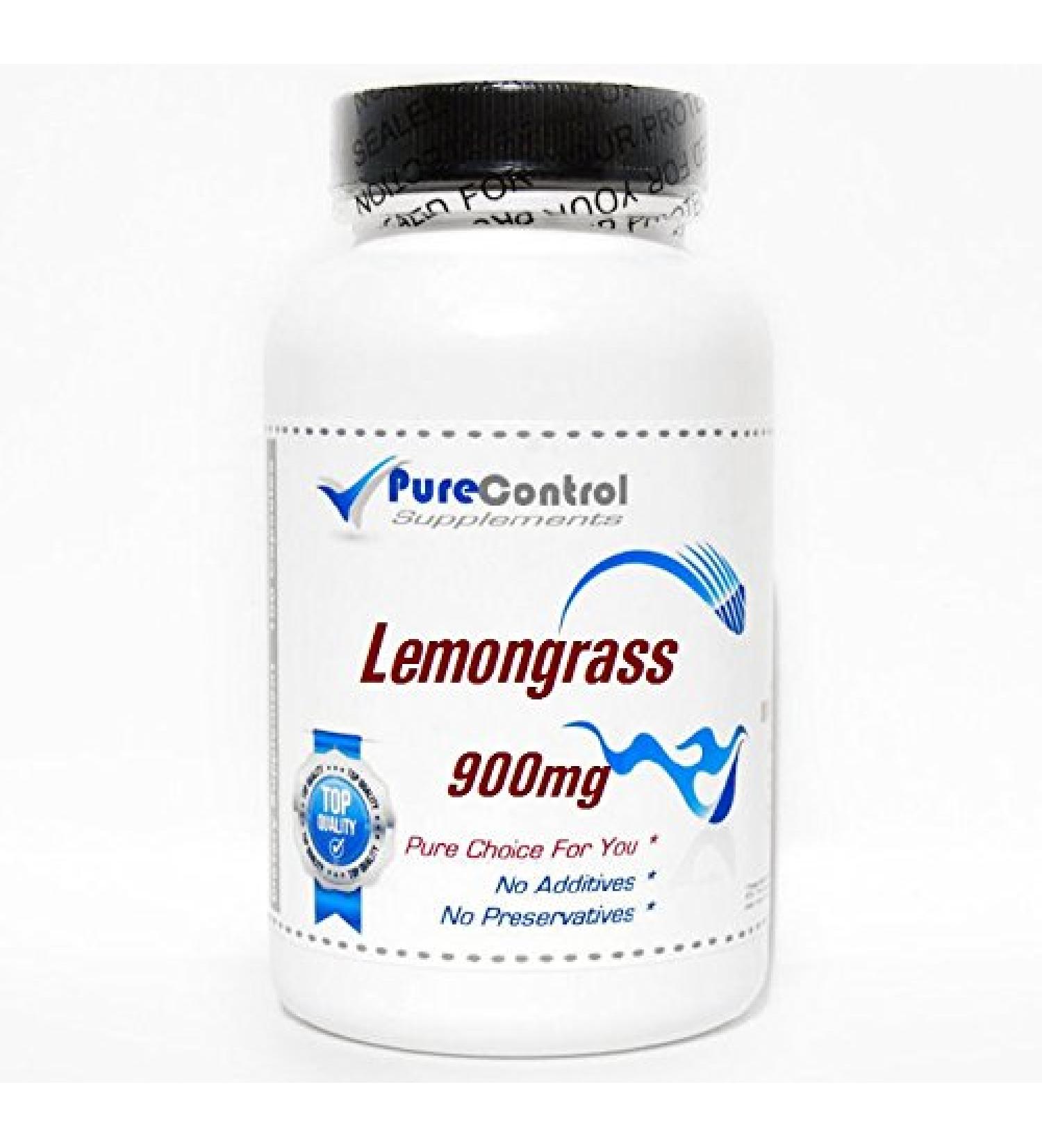 Lemongrass 900mg // 180 Capsules // Pure // by PureControl Supplements