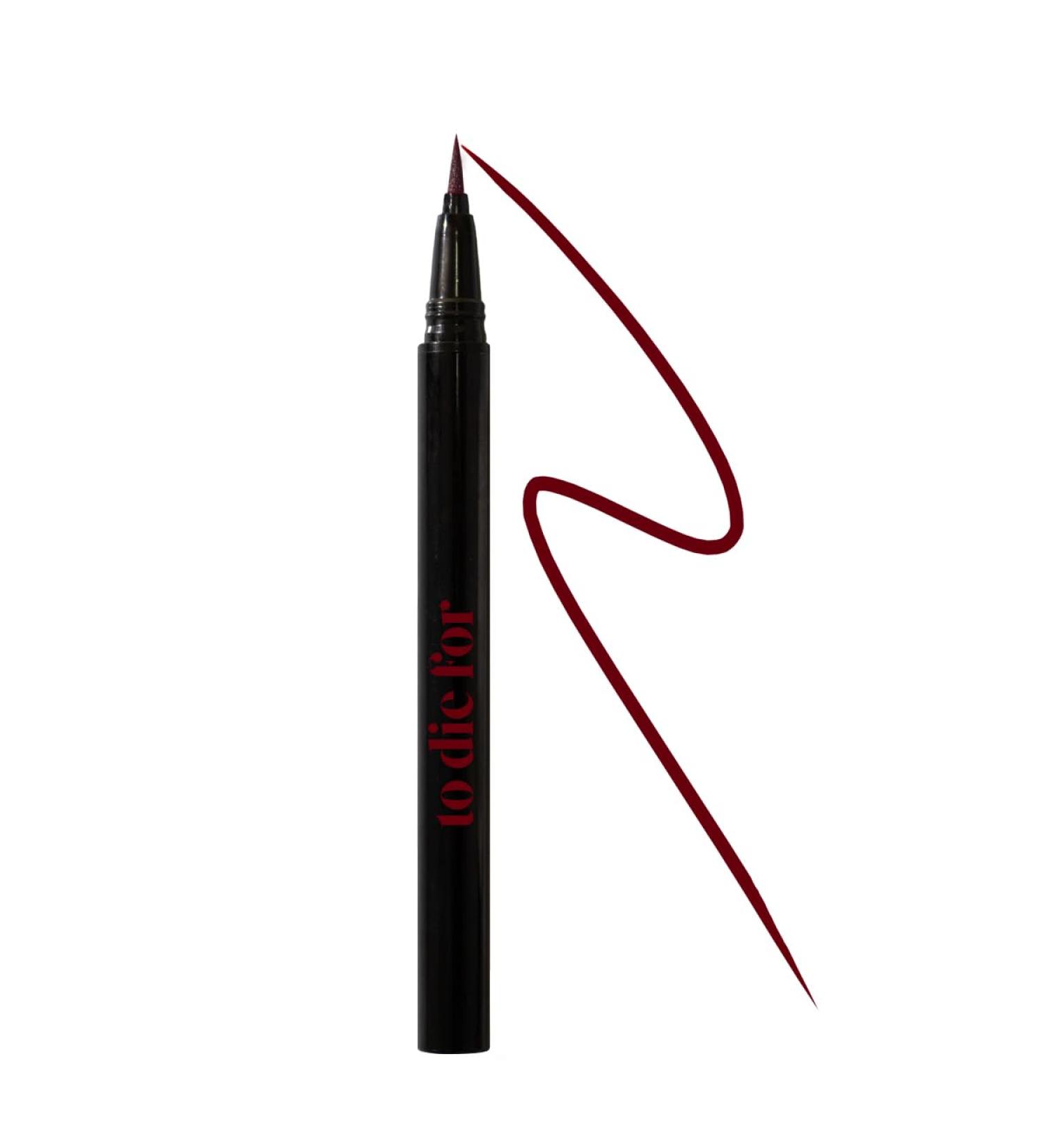  KRASH KOSMETICS KRASH KOSMETICS Liquid Burgundy Red Eyeliner To Die For Sassy Spicy Formula Waterproof 24h Long-lasting - Eyeliner with pigmented colors - Fine-tip felt applicator Vegan and Cruelty-Free - Buy Online on GoSupps.com