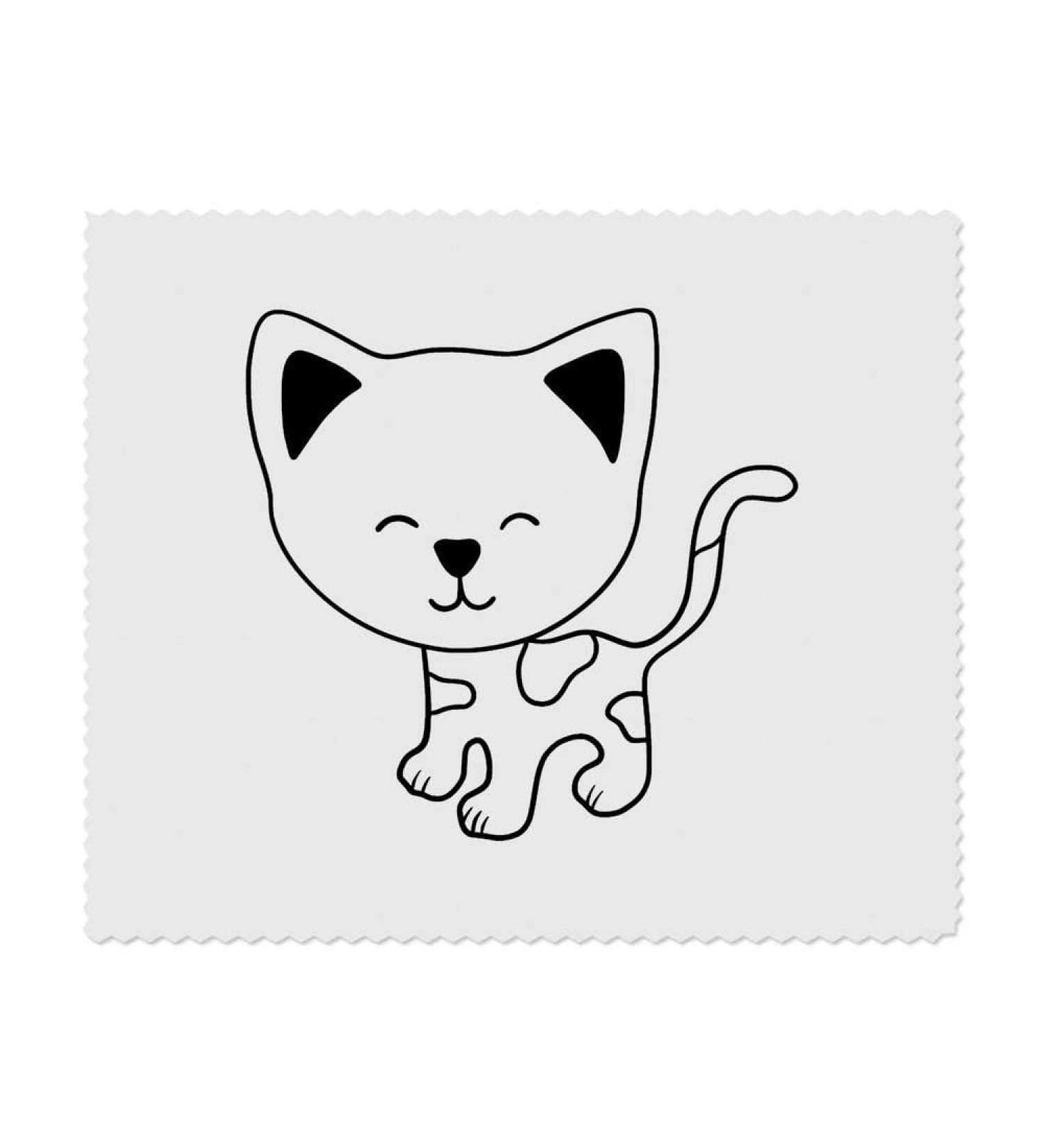 Buy Cute Kitten Microfiber Cleaning Cloths - Set of 2 for Effortless Cleaning | International Shipping Available - Buy Online on GoSupps.com
