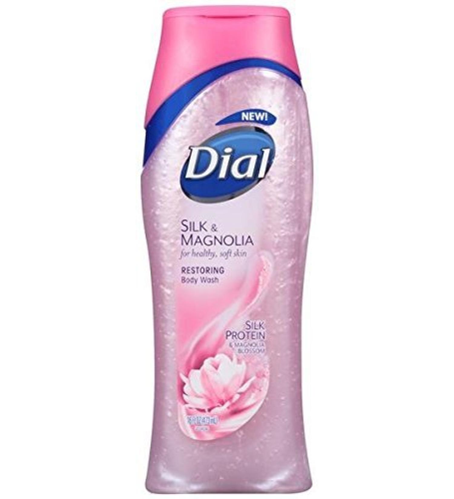 Dial Restoring Body Wash Silk & Magnolia 16 OZ