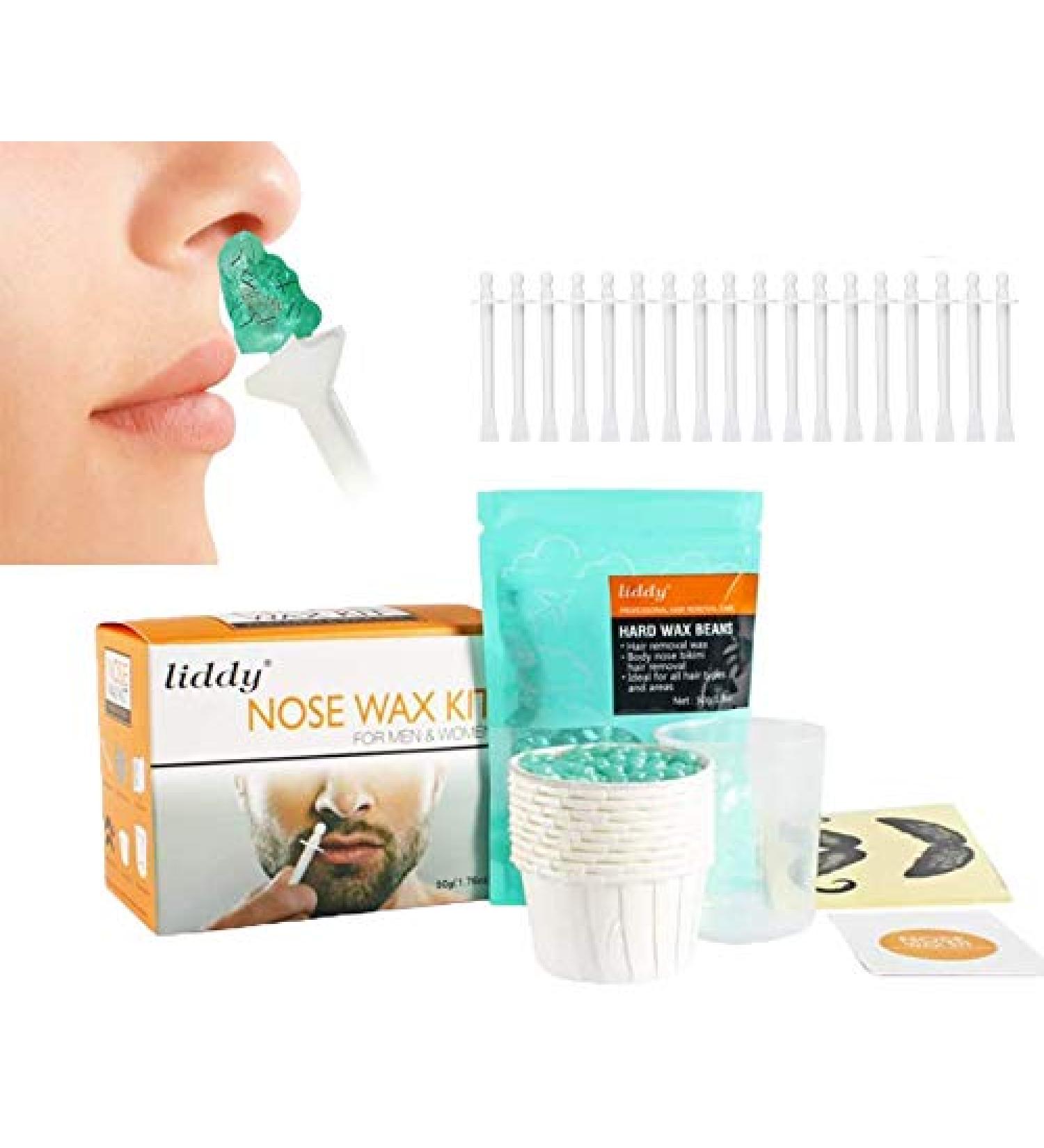 Nose & Ear Hair Removal Wax Kit - Painless Men's Nasal Waxing for Smooth Results - Buy Online on GoSupps.com