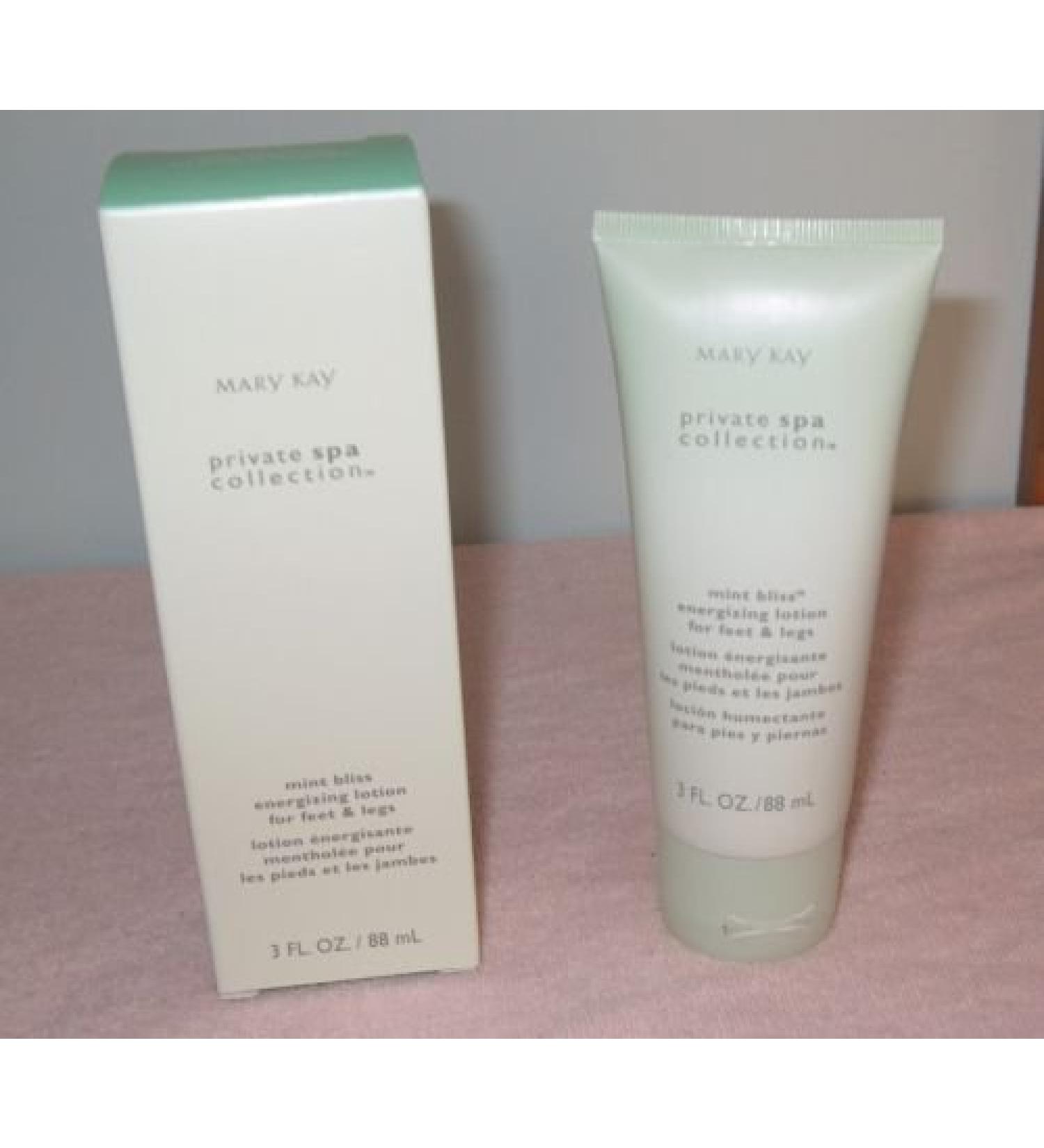Mary Kay Private Spa Collection Mint Bliss Energizing Lotion for Feet & Legs  3 oz