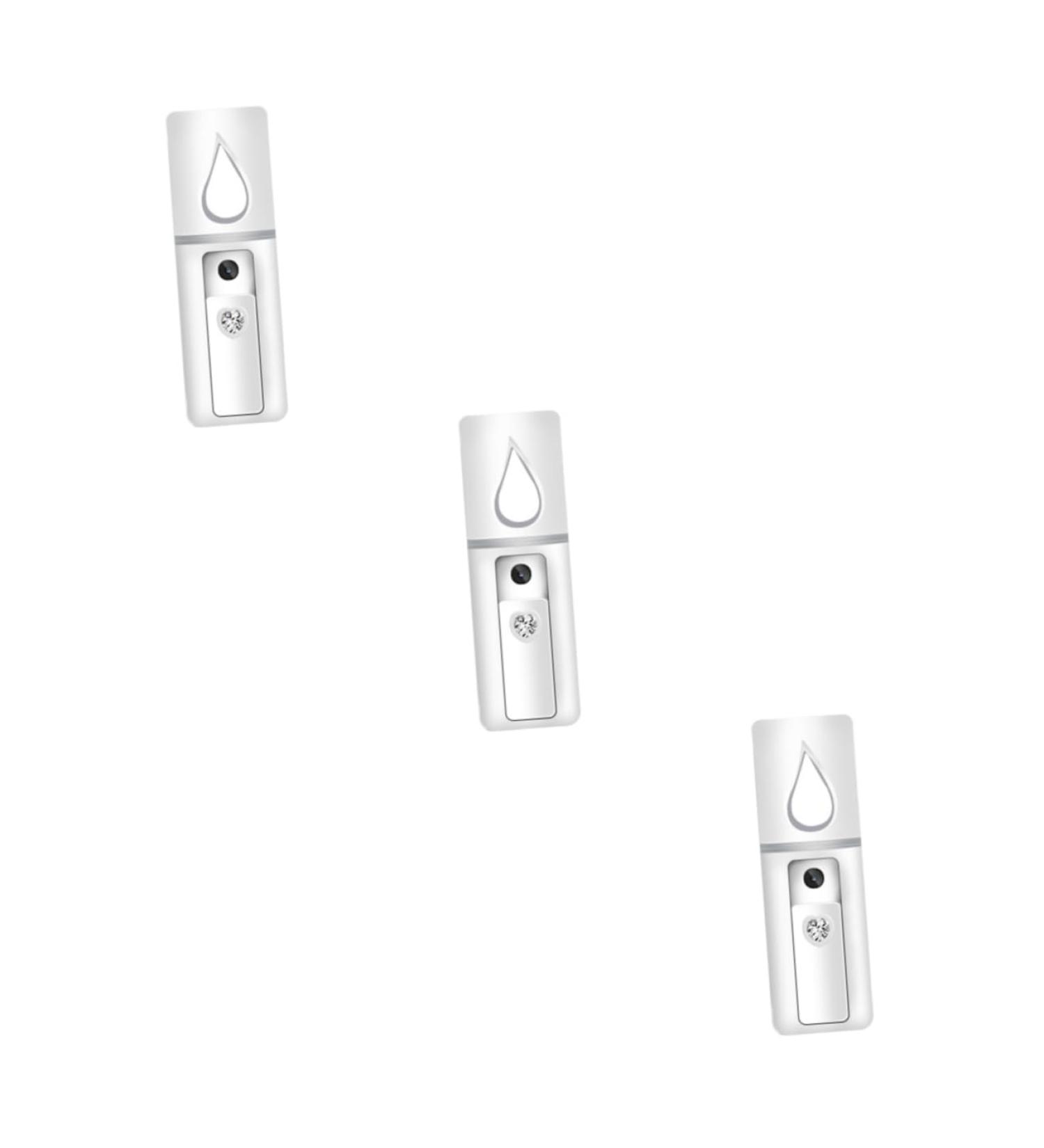 Baluue 3pcs Face Sprayer Mini Face Humidifier Cool Mist Sprayer Cool Face Mist Steamer Facial Sprayer White - Buy Online on GoSupps.com
