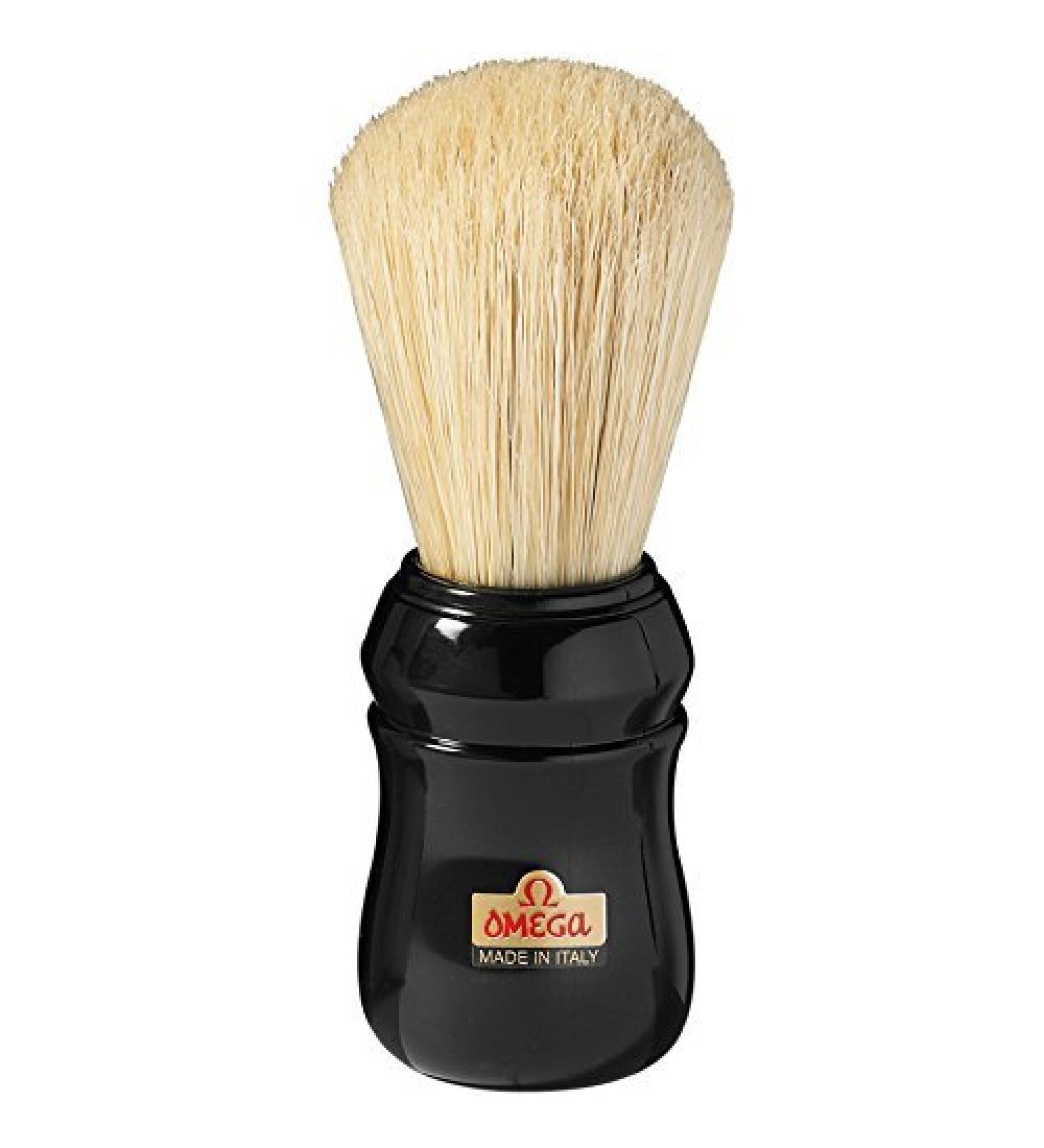 OMEGA Shaving Brush #10049 Boar Bristle aka The PRO 49" Black