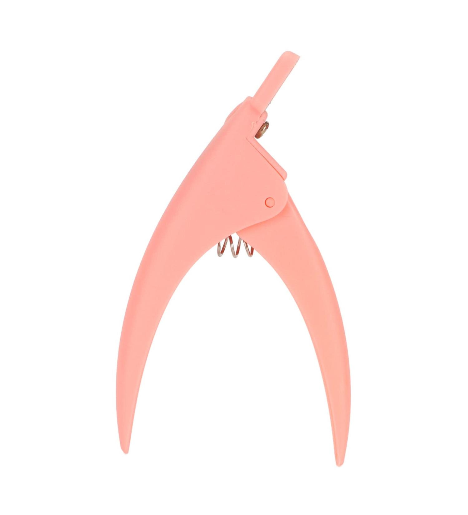 Acrylic Nail Clipper Ergonomic DIY Safe Portable Plastic Handle Nail Tip Cutter for Nail Salon(Pink) - Buy Online on GoSupps.com