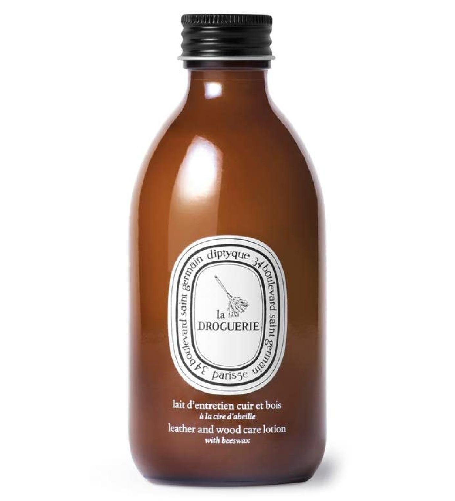 Diptyque La Droguerie Leather and Wood Care Lotion with Beeswax 8.5 oz