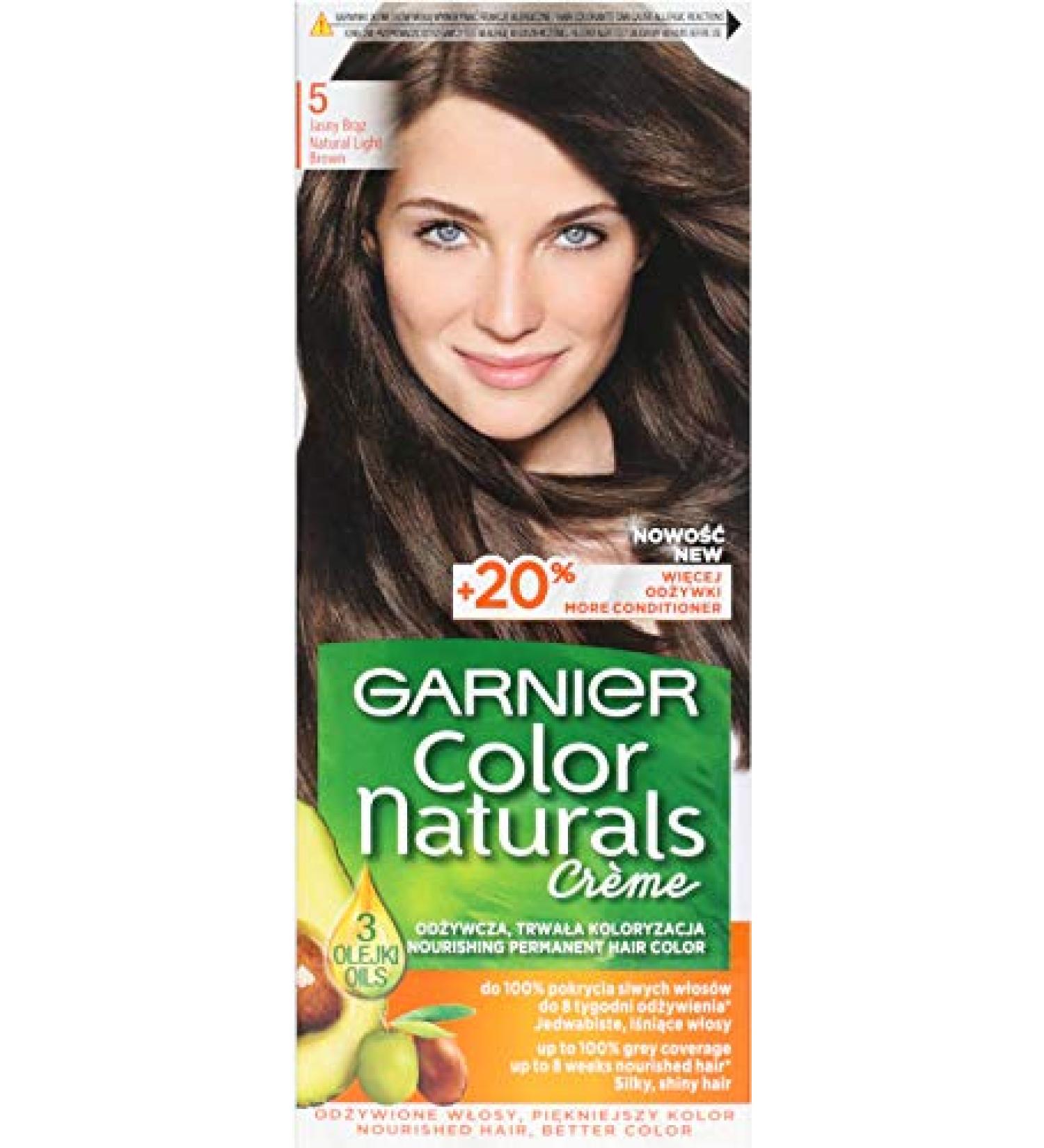 GARNIER - COLOR NATURALS Creme - Permanent hair color - 5 Light Brown